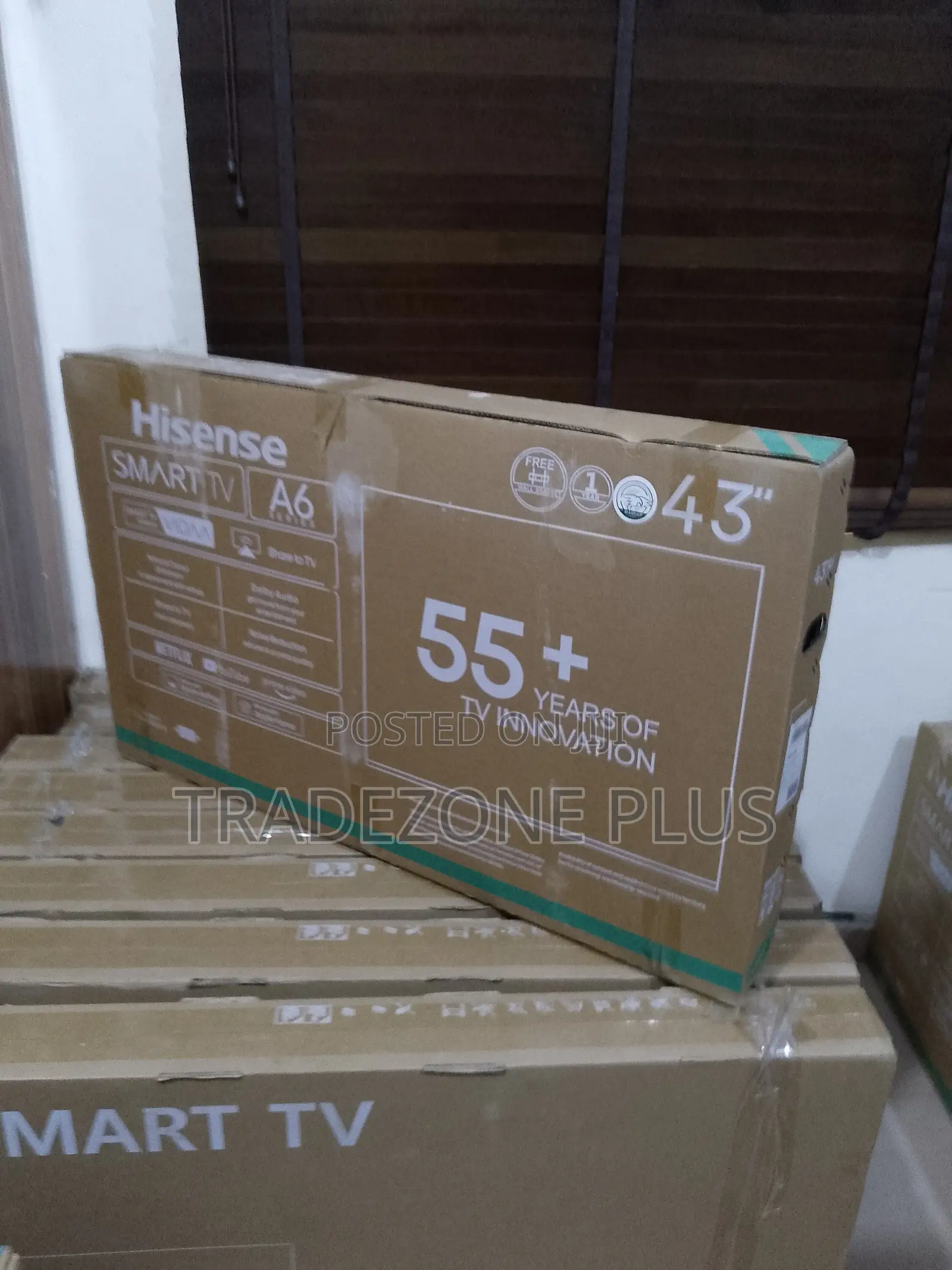 Hisense A6 Series 43” UHD Entertainment TV