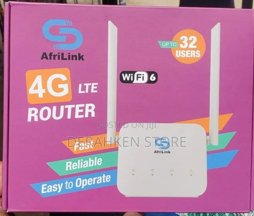 AfriLink Universal 4G LTE WiFi Router Including Spectranet