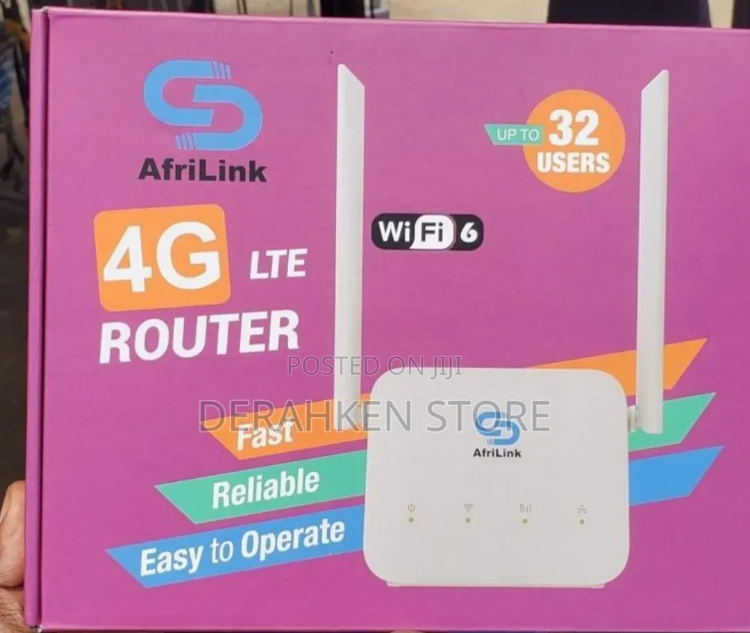 AfriLink Universal 4G LTE WiFi Router Including Spectranet