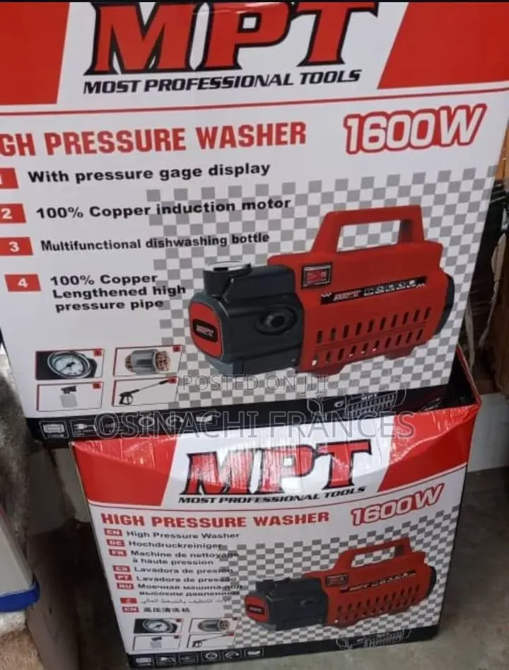 Electric High Pressure Washer MPT Very Original 1600w