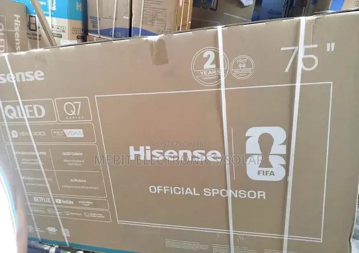 75 Inches Original Hisense Smart TV