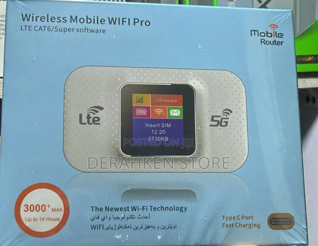 4G LTE Mobile WiFi Router – Portable 5G Hotspot