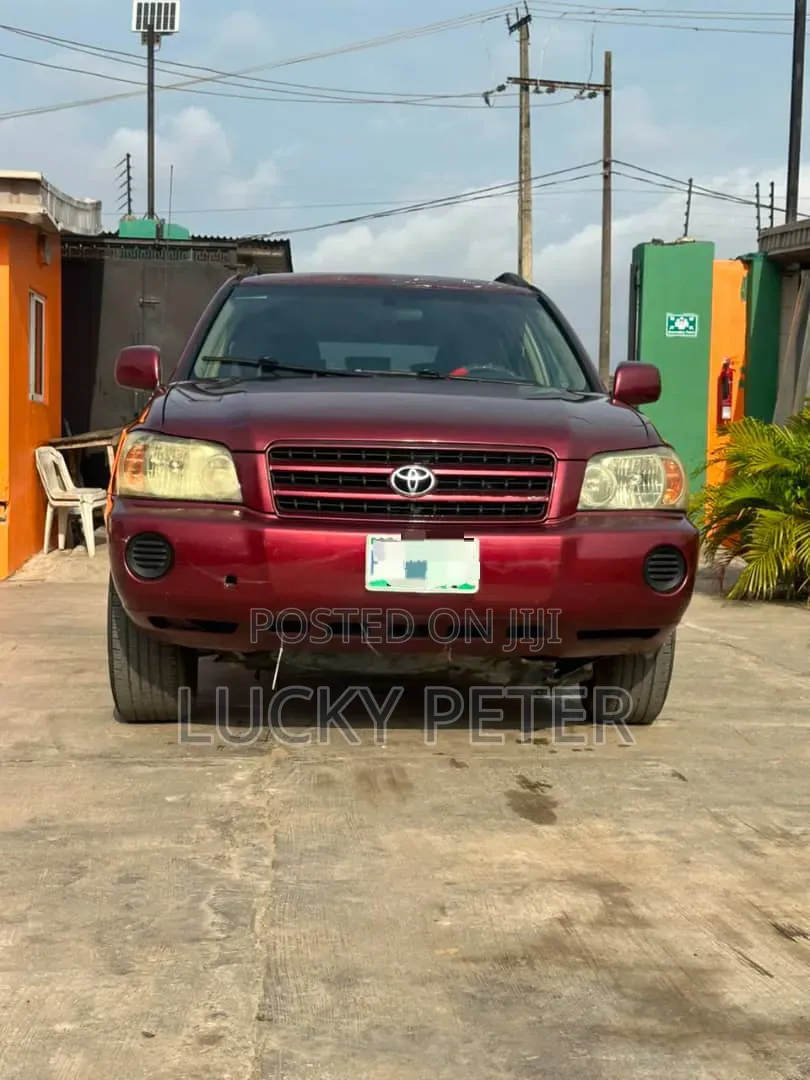 Toyota Highlander V6 AWD 2004 Burgundy