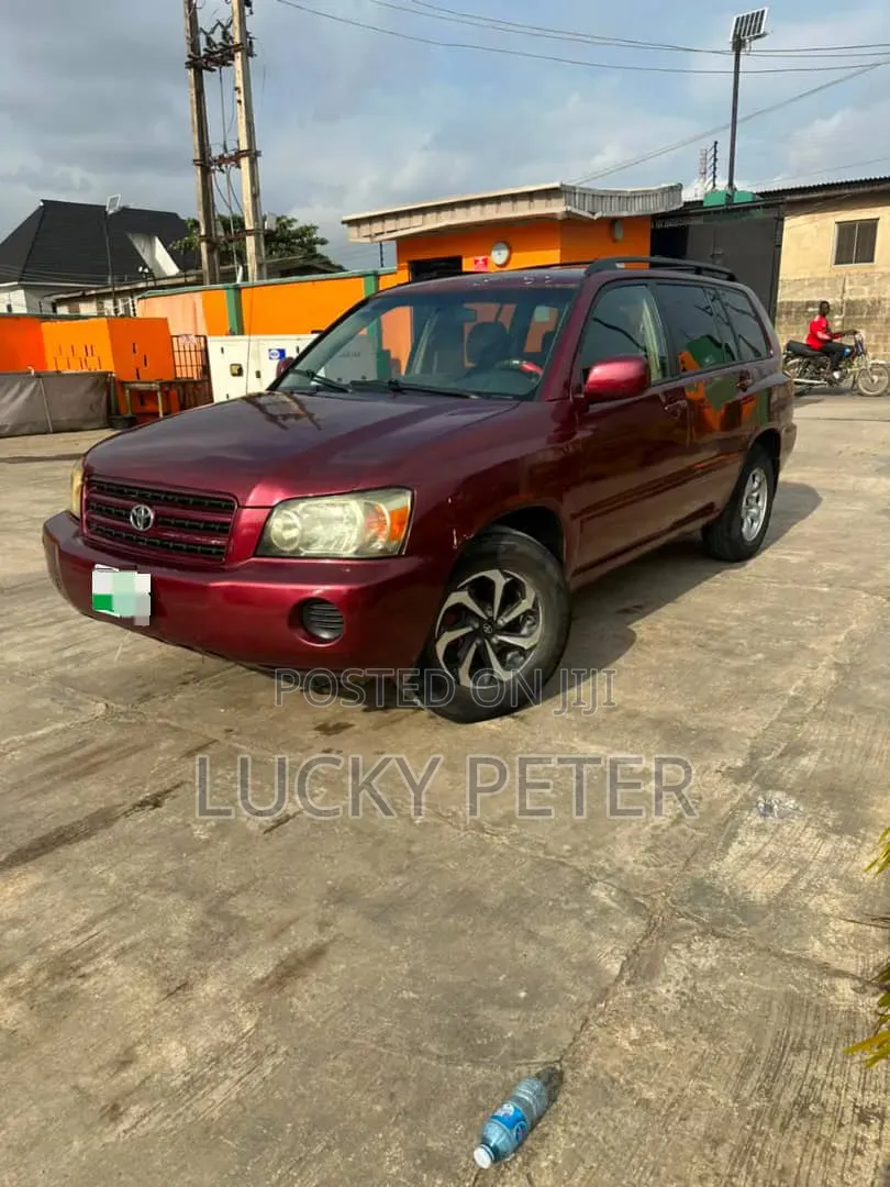 Toyota Highlander V6 AWD 2004 Burgundy