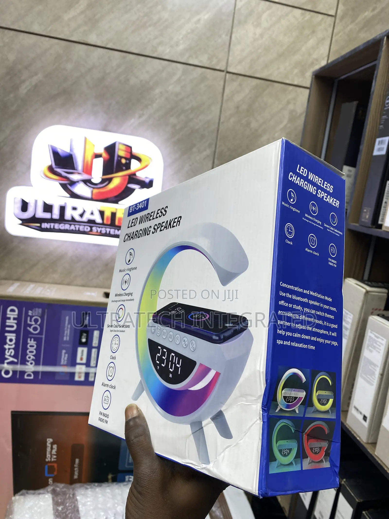 Bt-3401 Led Wireless Charging Speaker