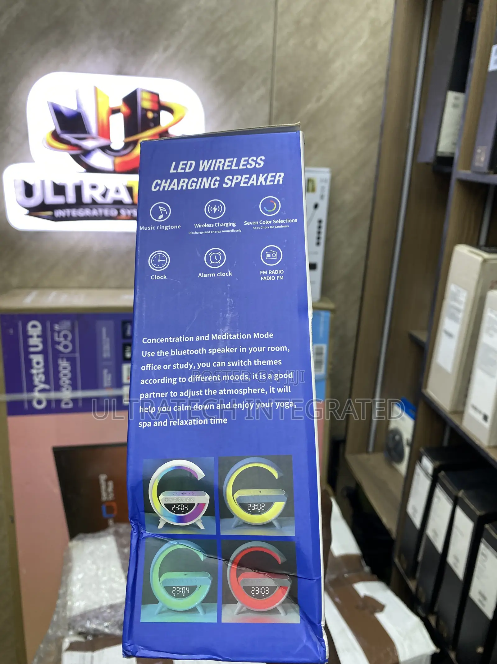 Bt-3401 Led Wireless Charging Speaker