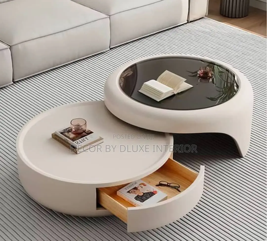 Nordic Cream Italian Minimalist Coffee Table