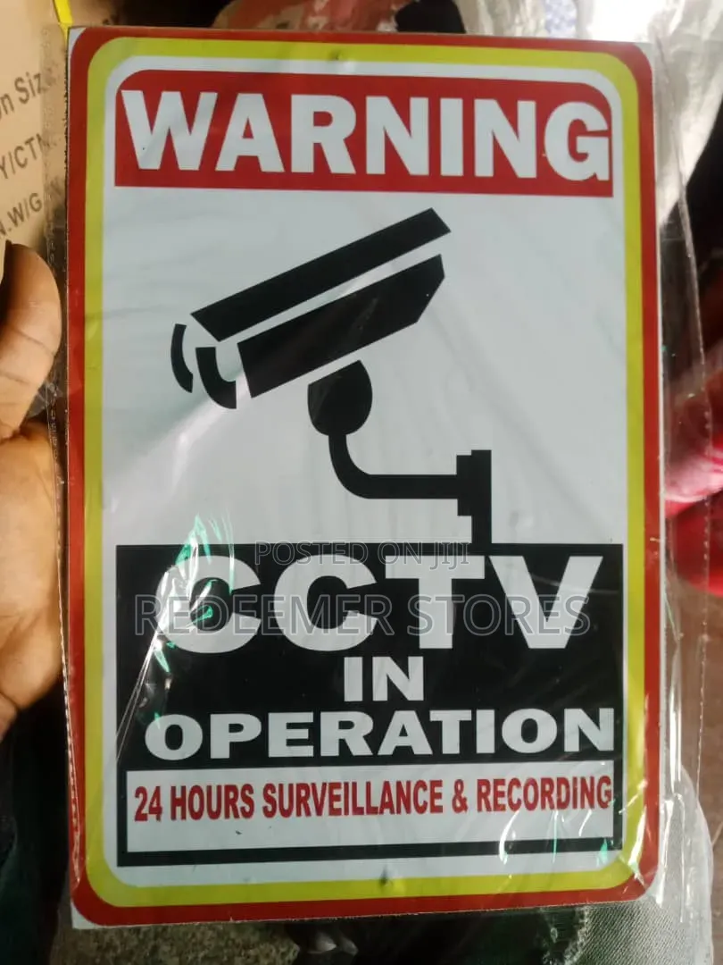 CCTV in Operation Signage