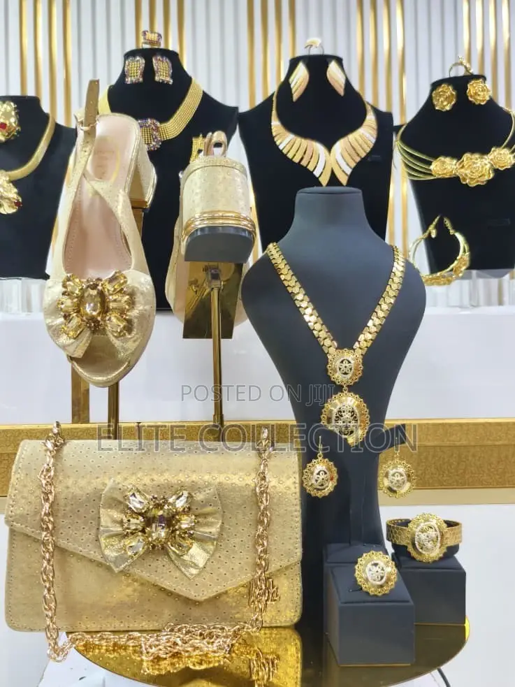 Luxury Bag and Shoe Complete Jewelry Set for Special Occasions