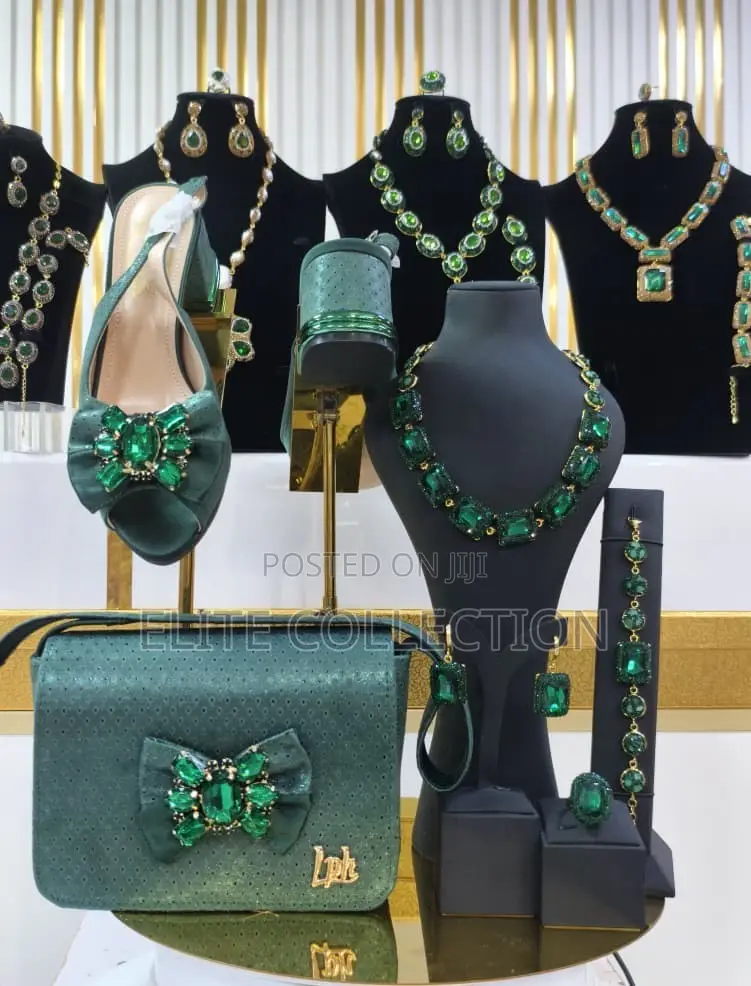 Luxury Bag and Shoe Complete Jewelry Set for Special Occasions