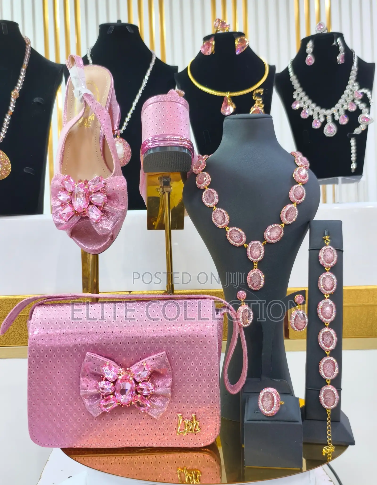 Luxury Bag and Shoe Complete Jewelry Set for Special Occasions