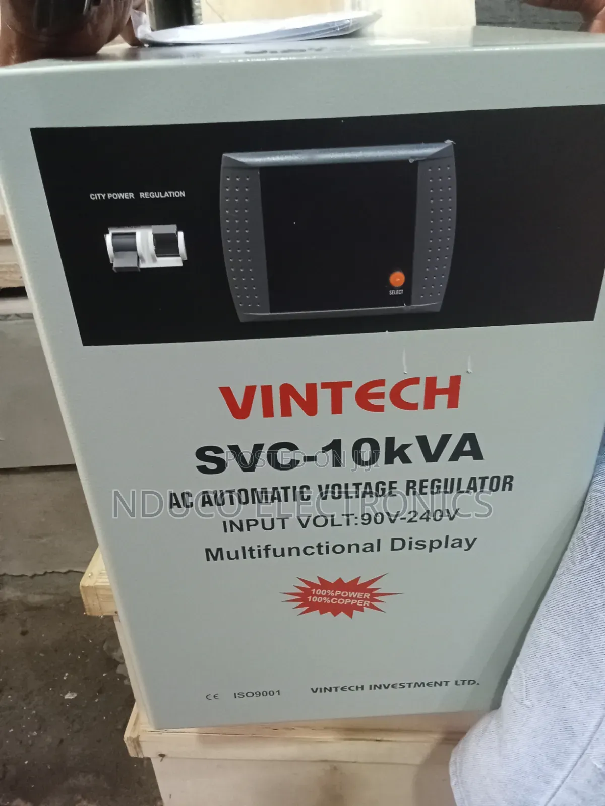 The Original Industrial Vintech Stabilizer SVC-10kva