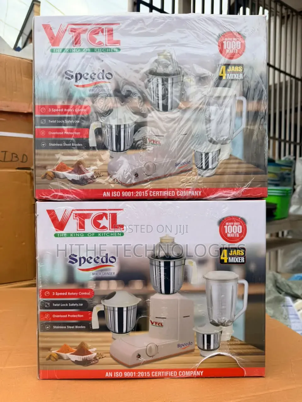 VTCL SPEEDO 4 Jar Premium Blender and Grinder