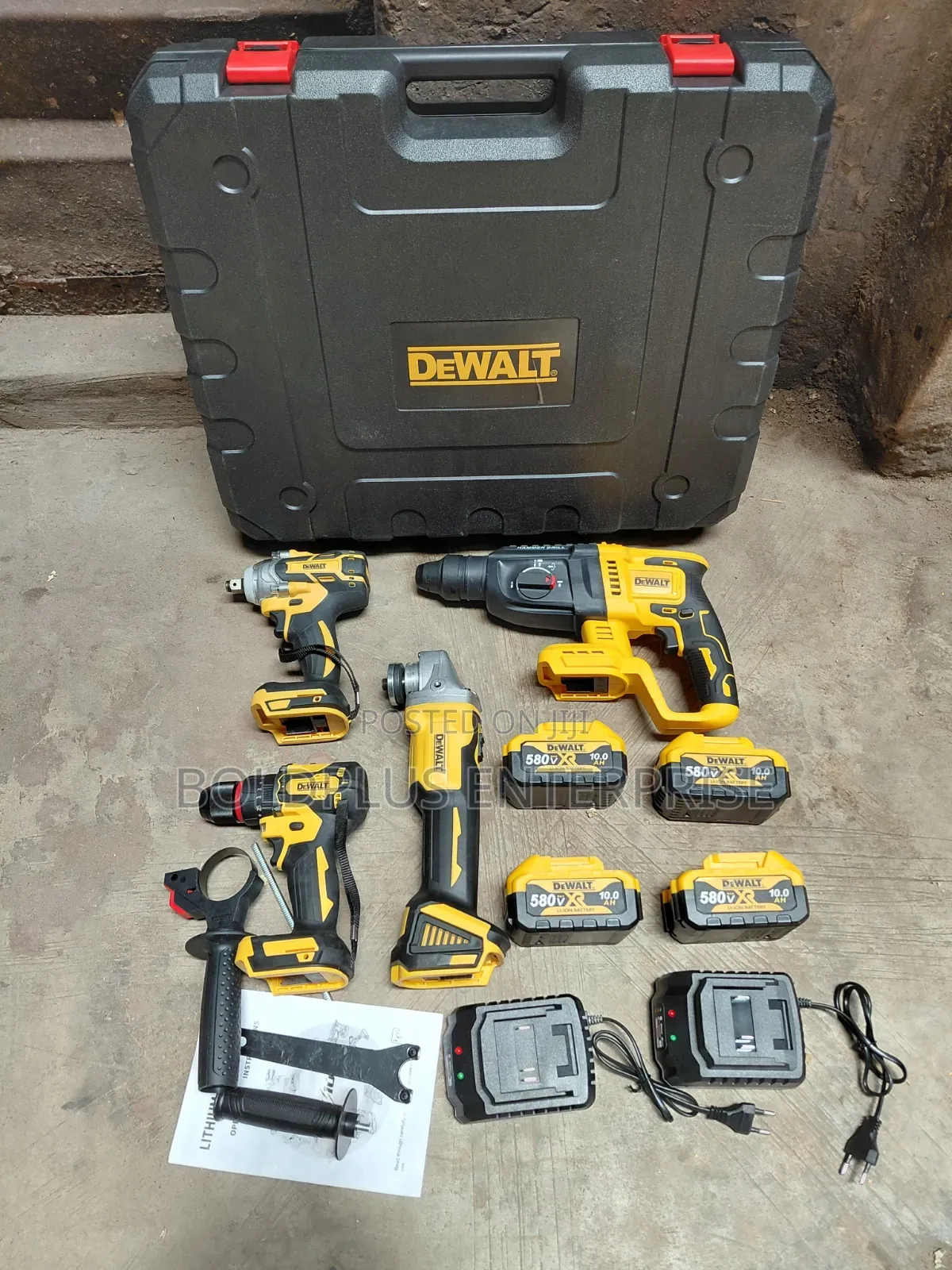 4 in 1 Dewalt 580 Volt Brushless Kit Machine