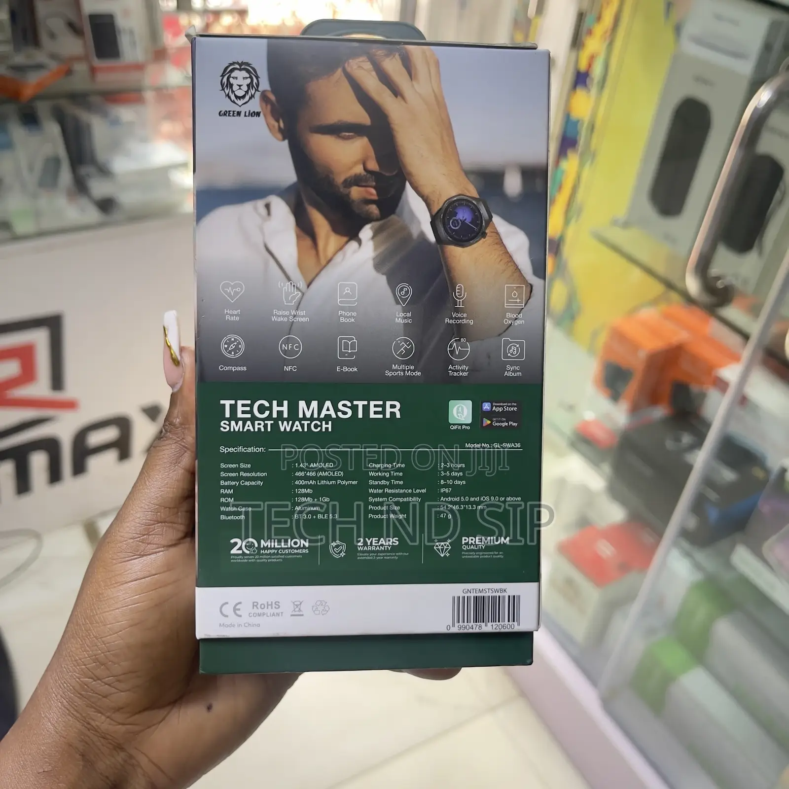 Green Lion Tech Master Amoled Smartwatch