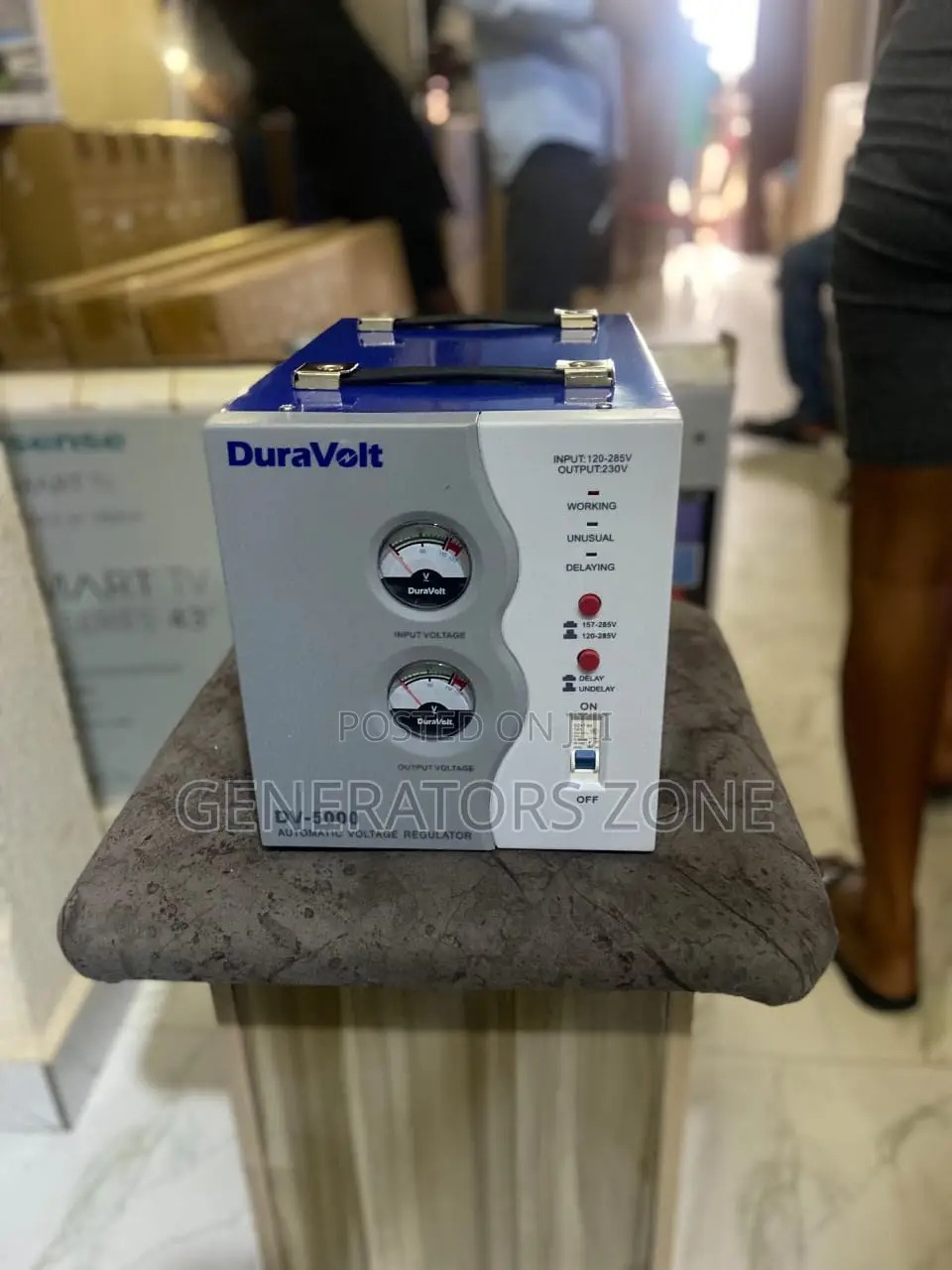 Duravolt 5000VA Heavy-Duty AVR Stabilizer