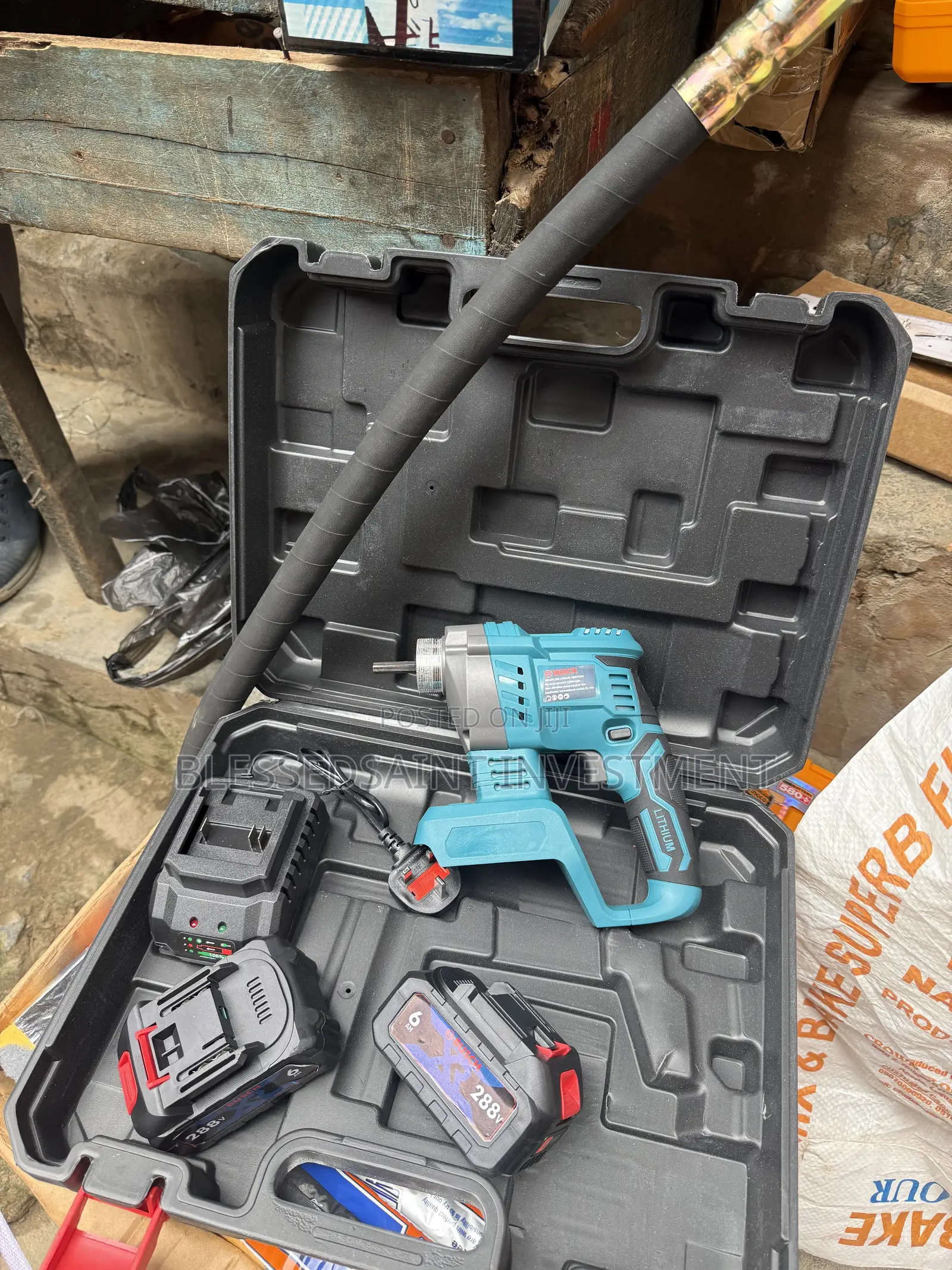 Cordless Concrete Vibrator Poker Vibrator 118volts