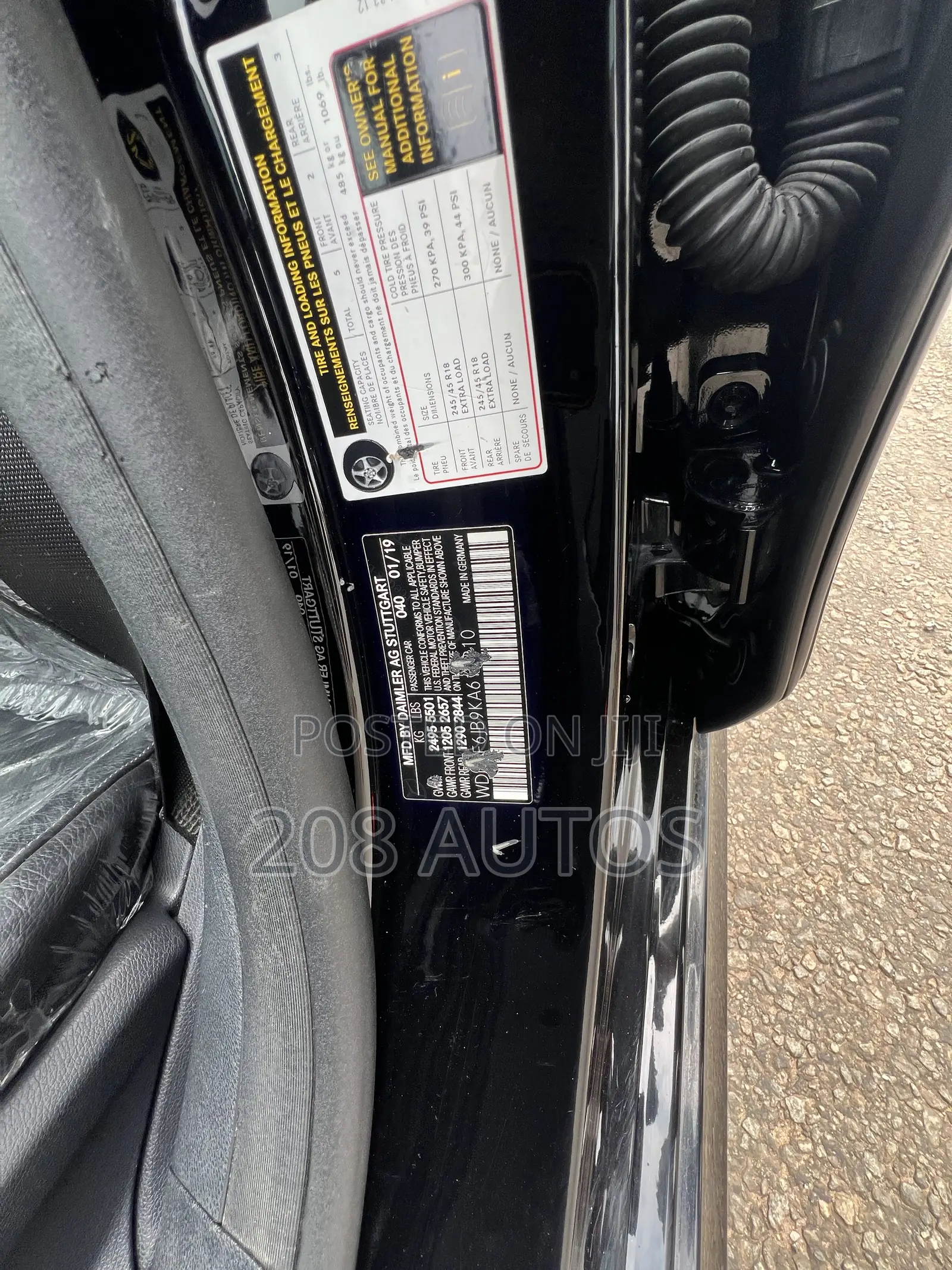 Mercedes-Benz E450 2019 Black