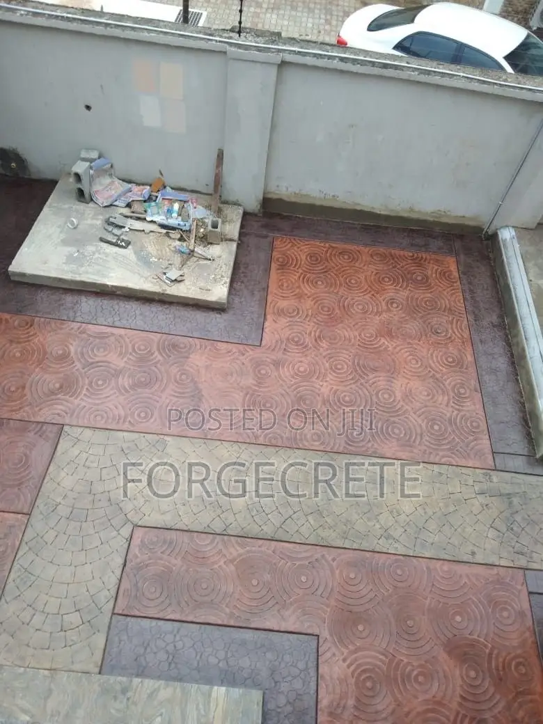 Latest Concrete Stamped Floor Designs