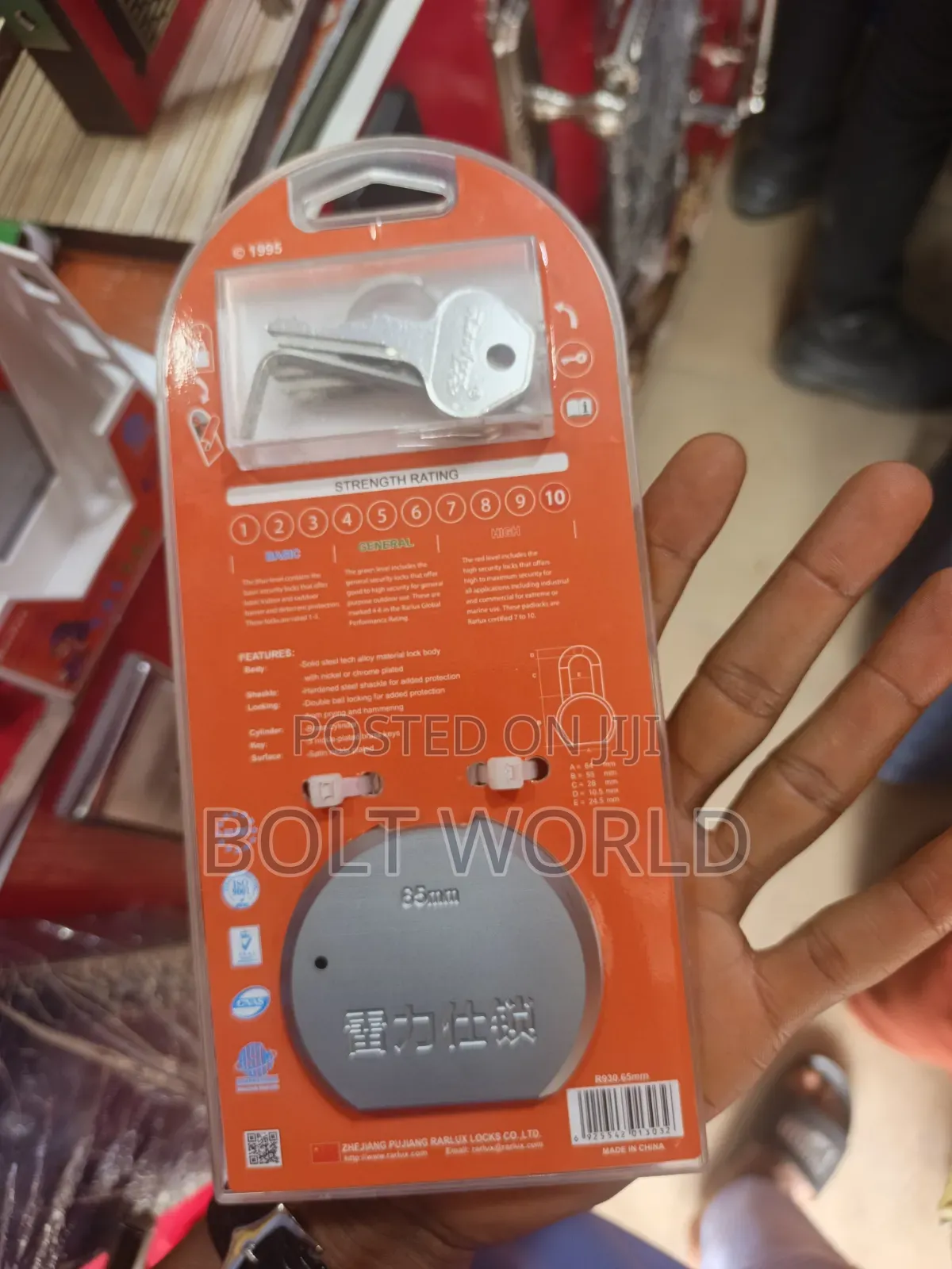 Rarlux Lock Marine Padlock Anti Cut