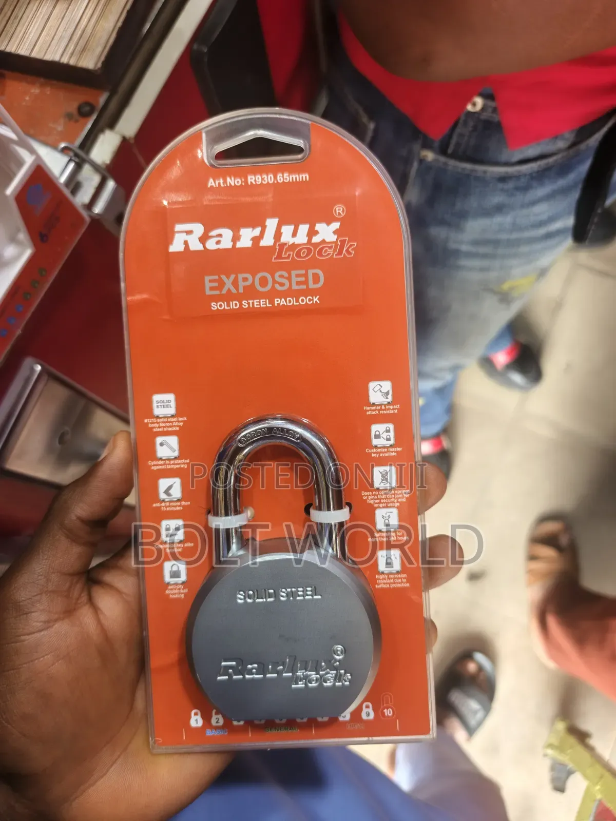 Rarlux Lock Marine Padlock Anti Cut