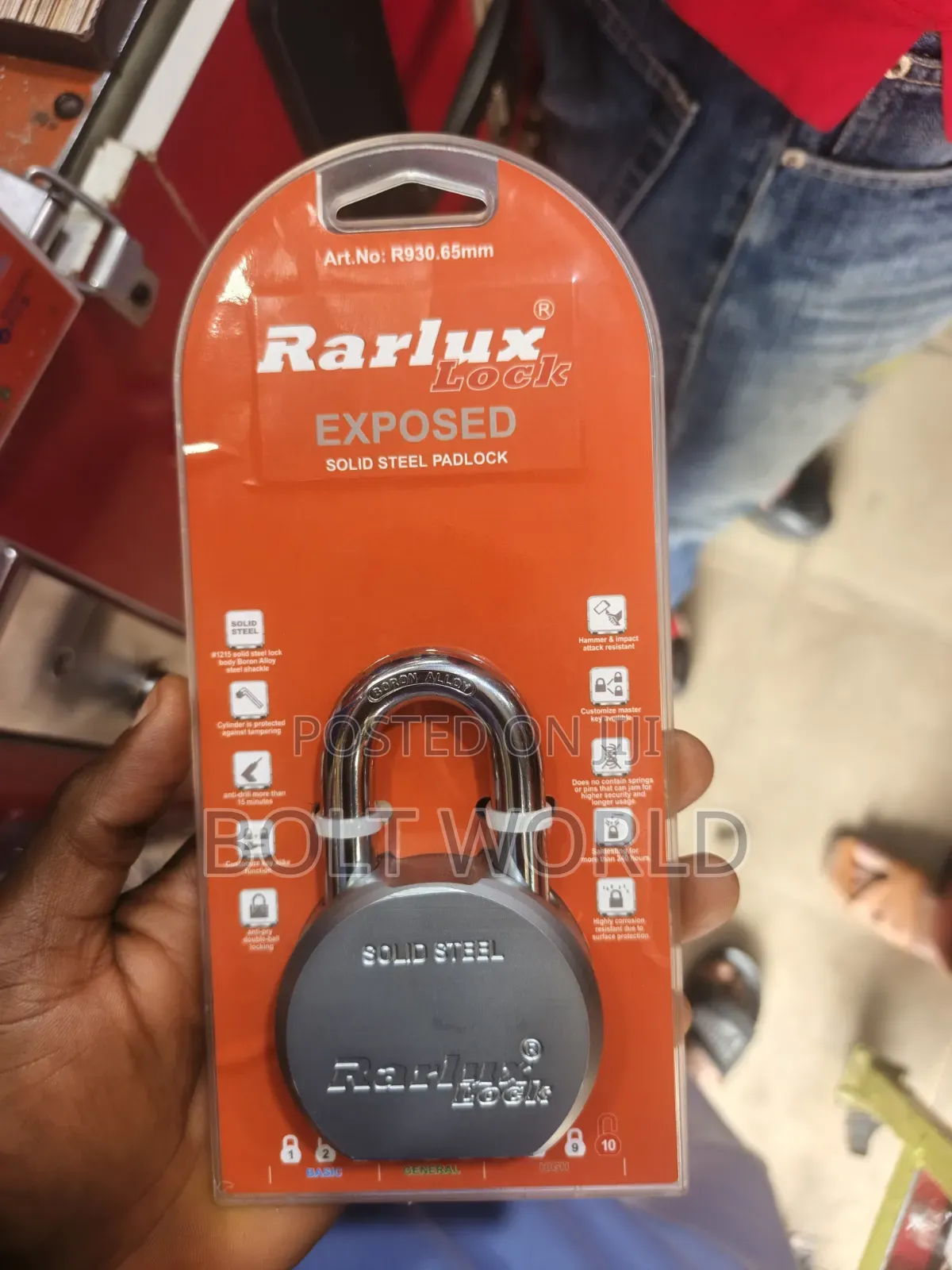 Rarlux Lock Marine Padlock Anti Cut