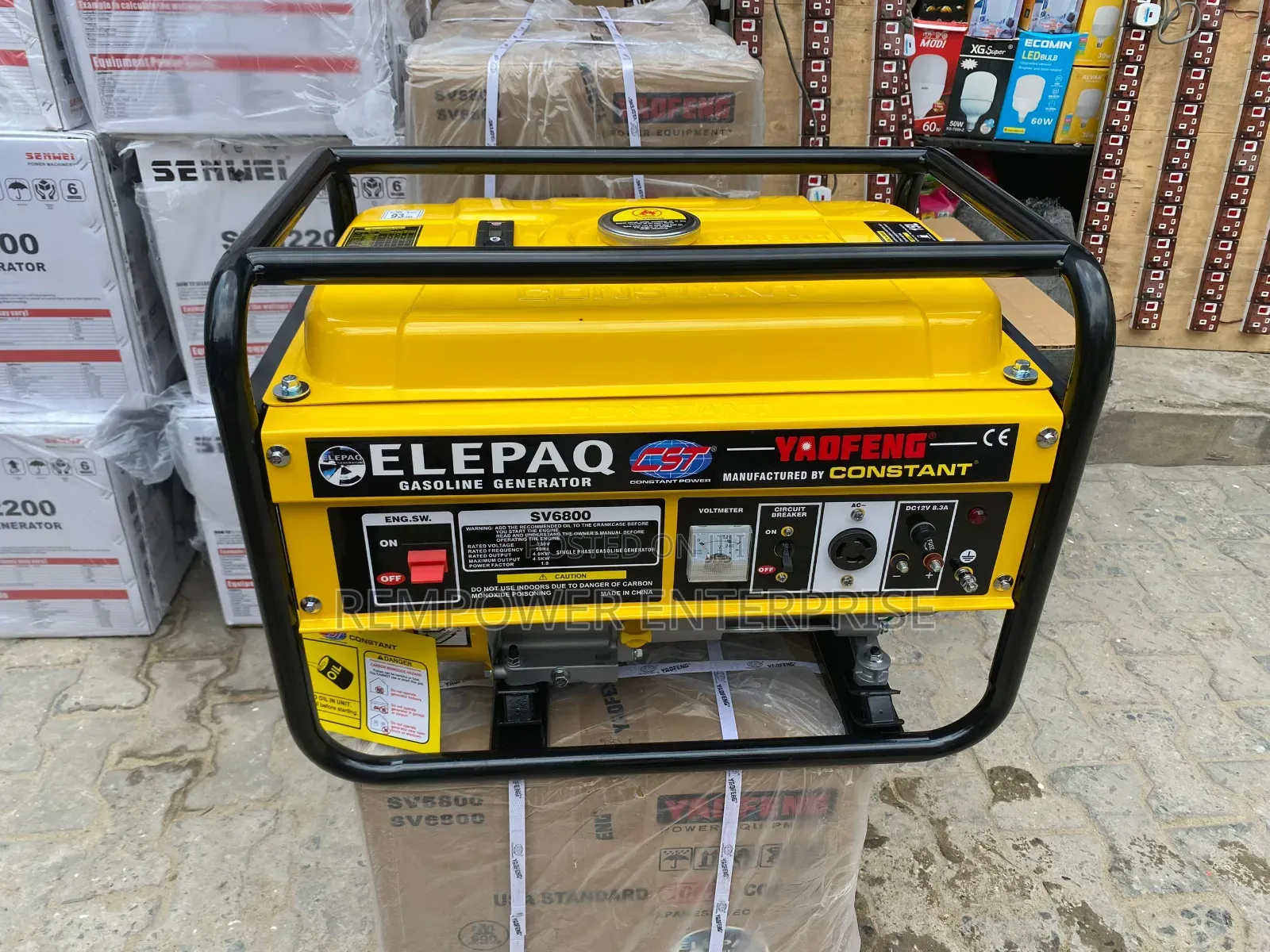 Manual Start Elepaq Constant 4.5kva