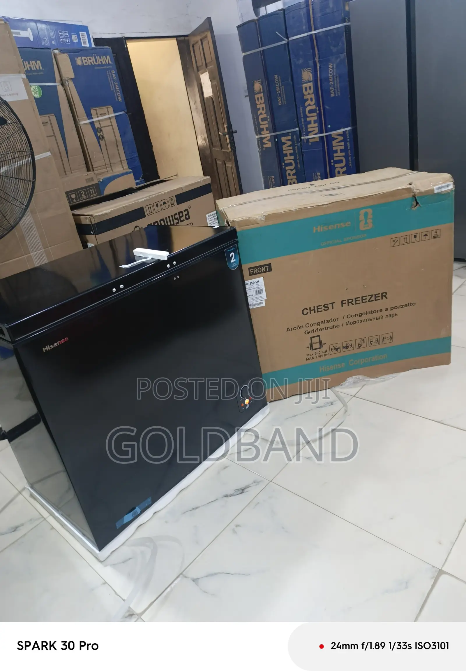 Hisense FC-250SH Deep Freezer – Large 189L Capacity