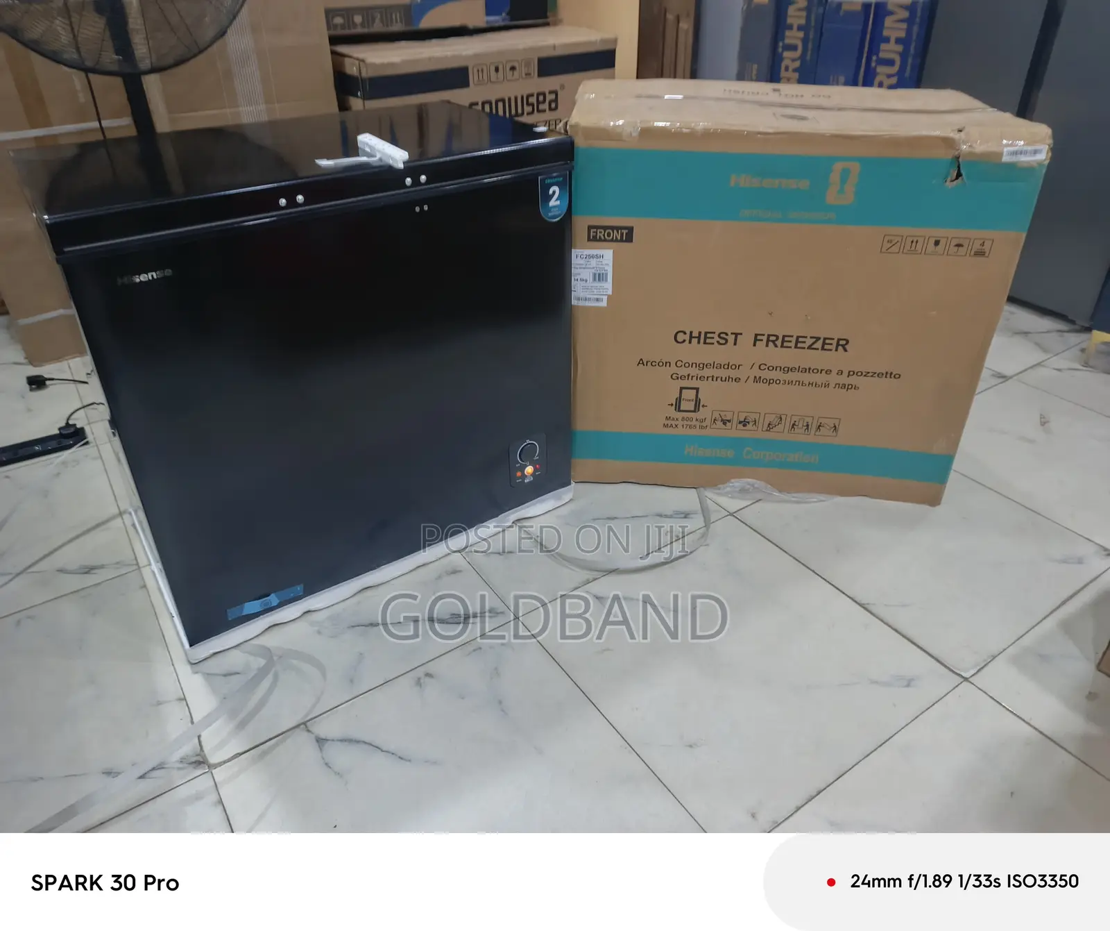 Hisense 189L Chest Freezer – Smart Freezing Solution
