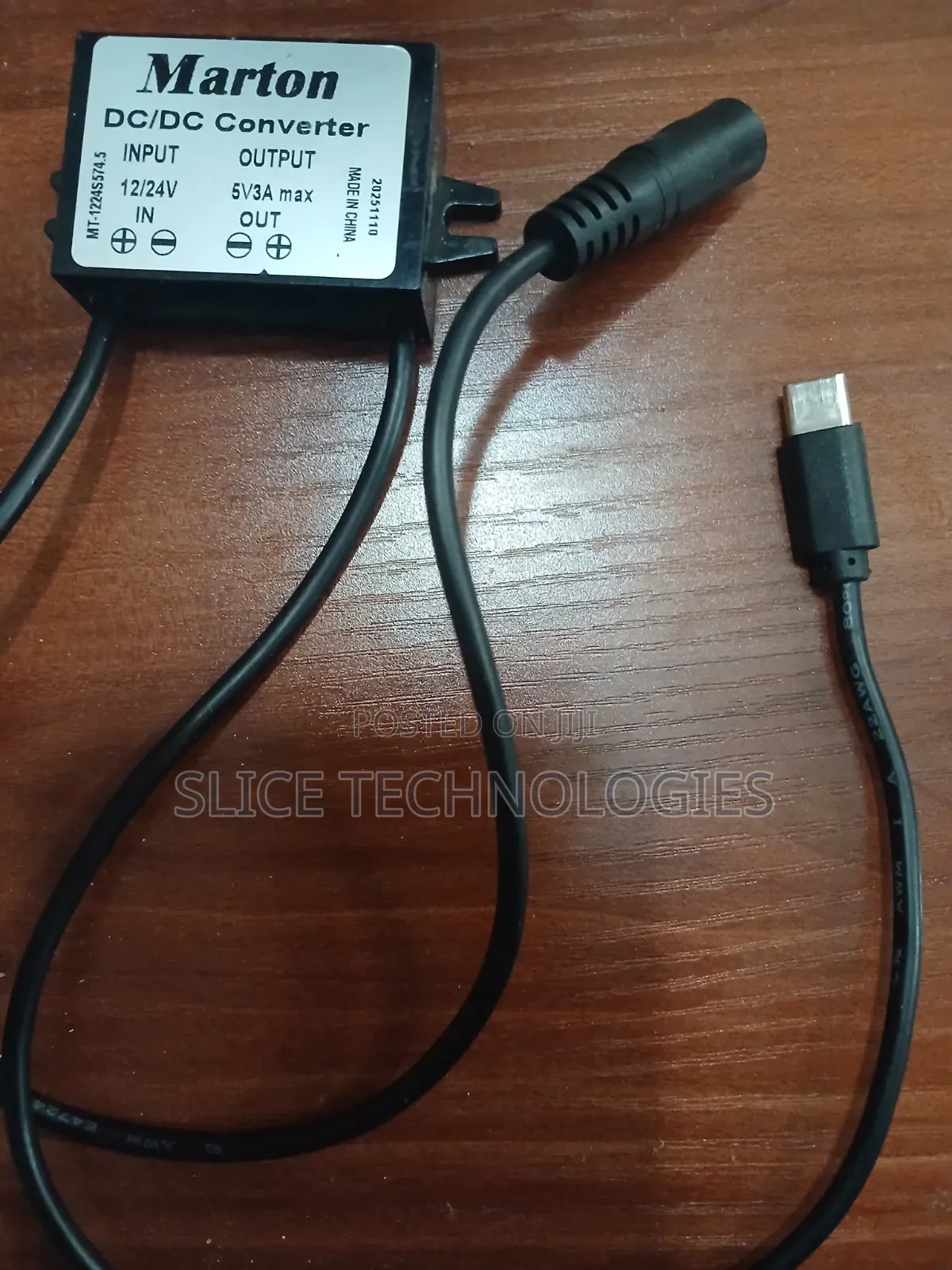 Dc Adapter 12/24v to 5v Type C