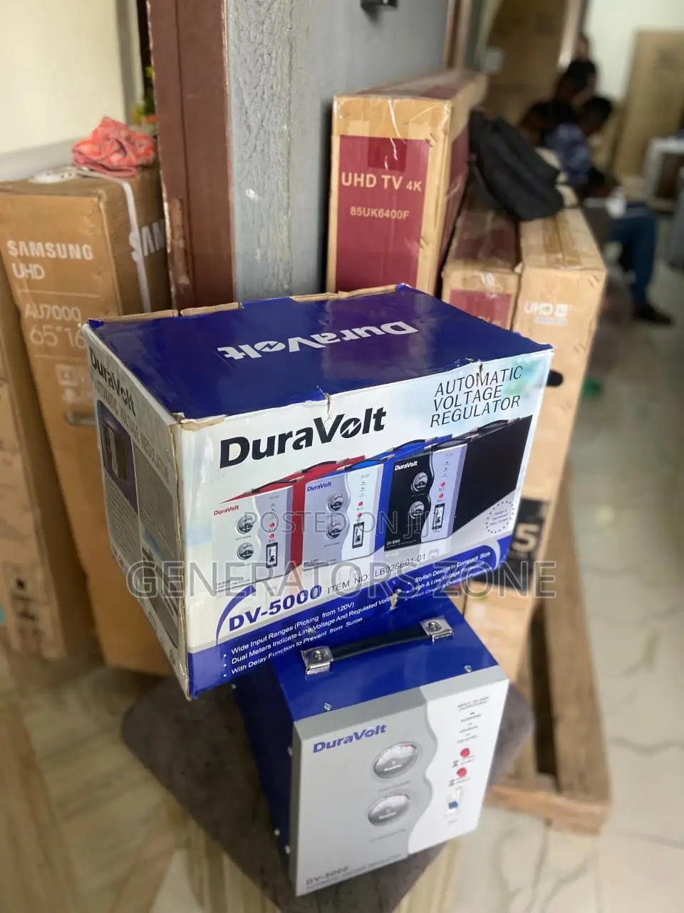 Duravolt DV-5000 Stabilizer for Managing High and Low Voltage