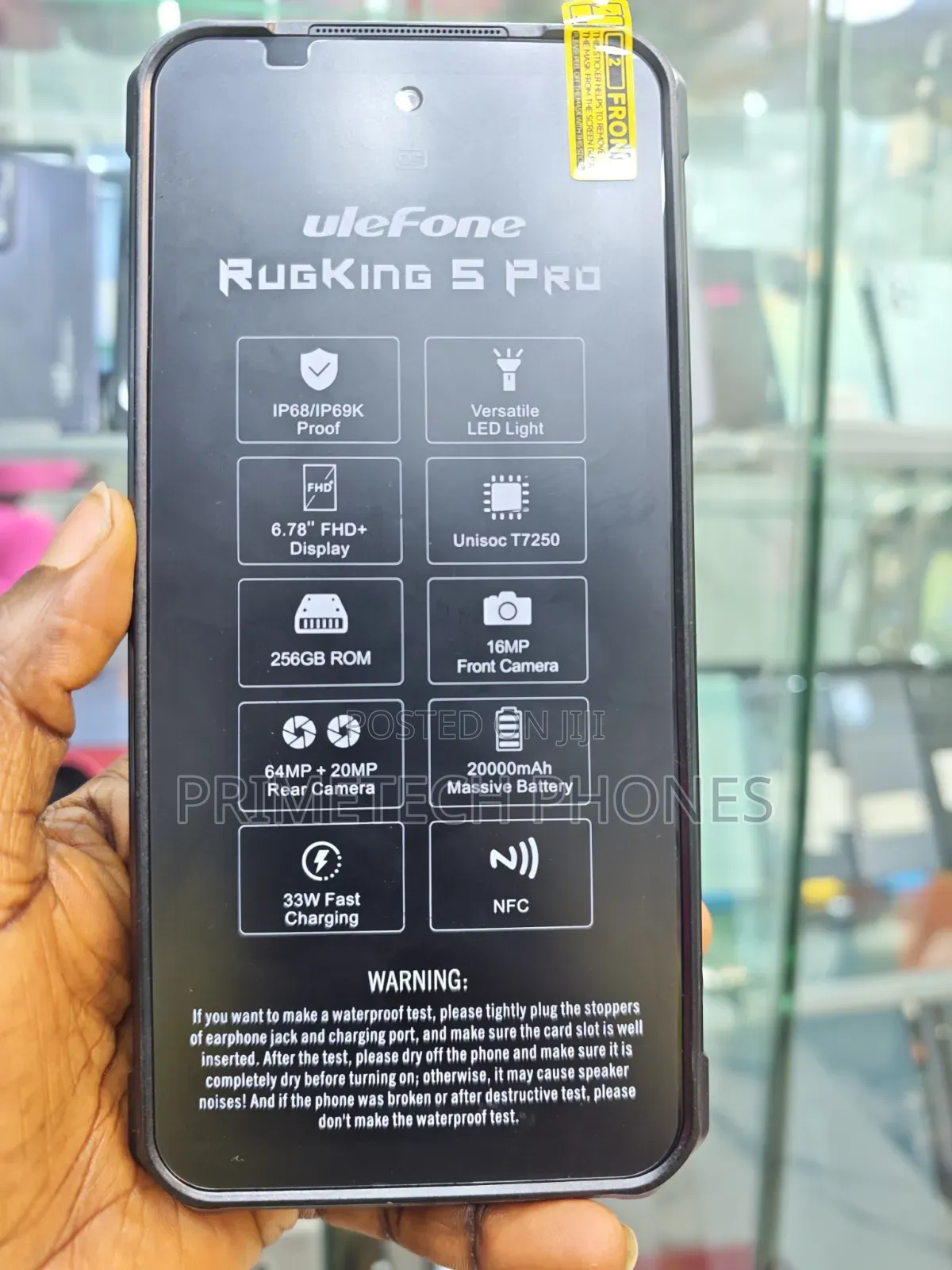 New Ulefone RugKing 5 pro 256 GB Black