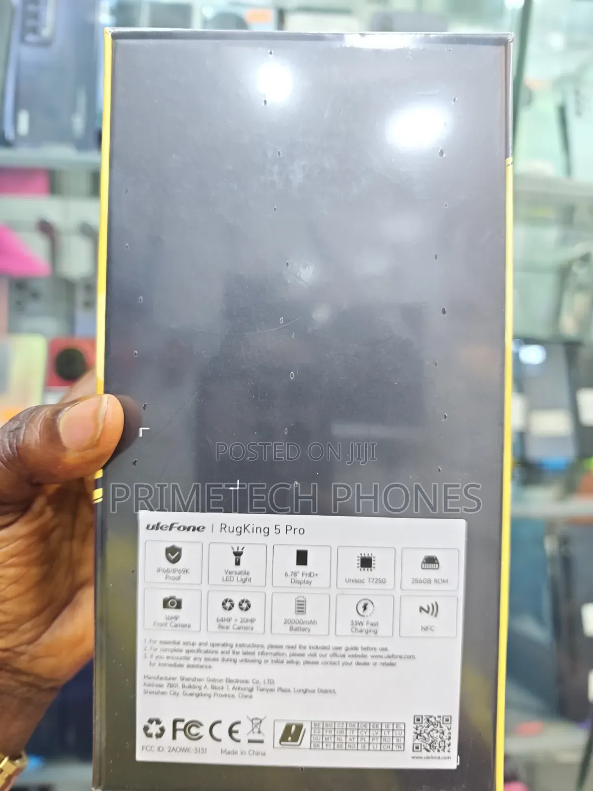 New Ulefone RugKing 5 pro 256 GB Black
