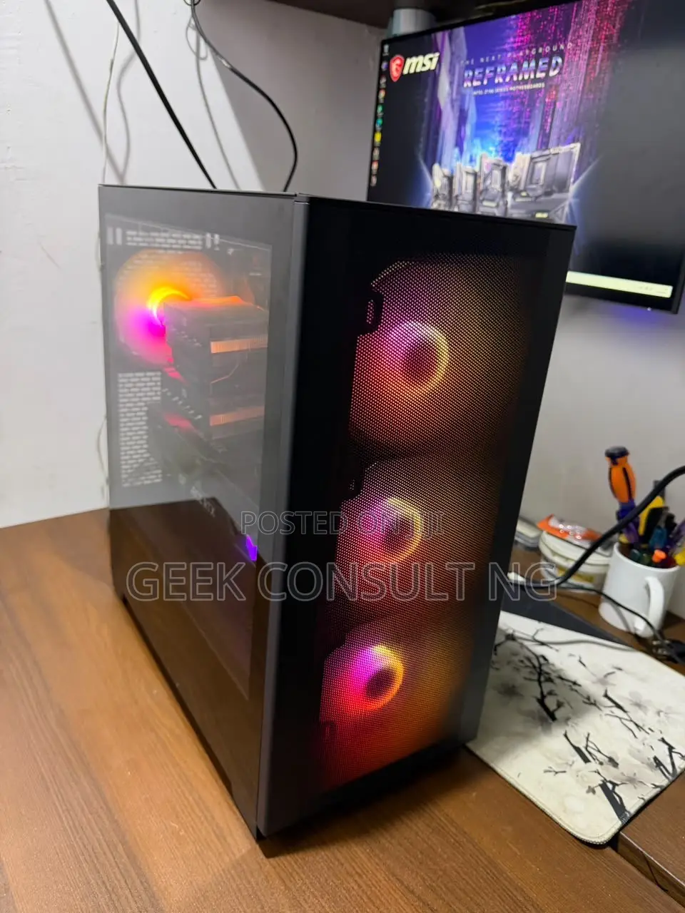 New Desktop Computer MSI Gaming 24 6QE 4K 32GB Intel Core i7 SSD 1T