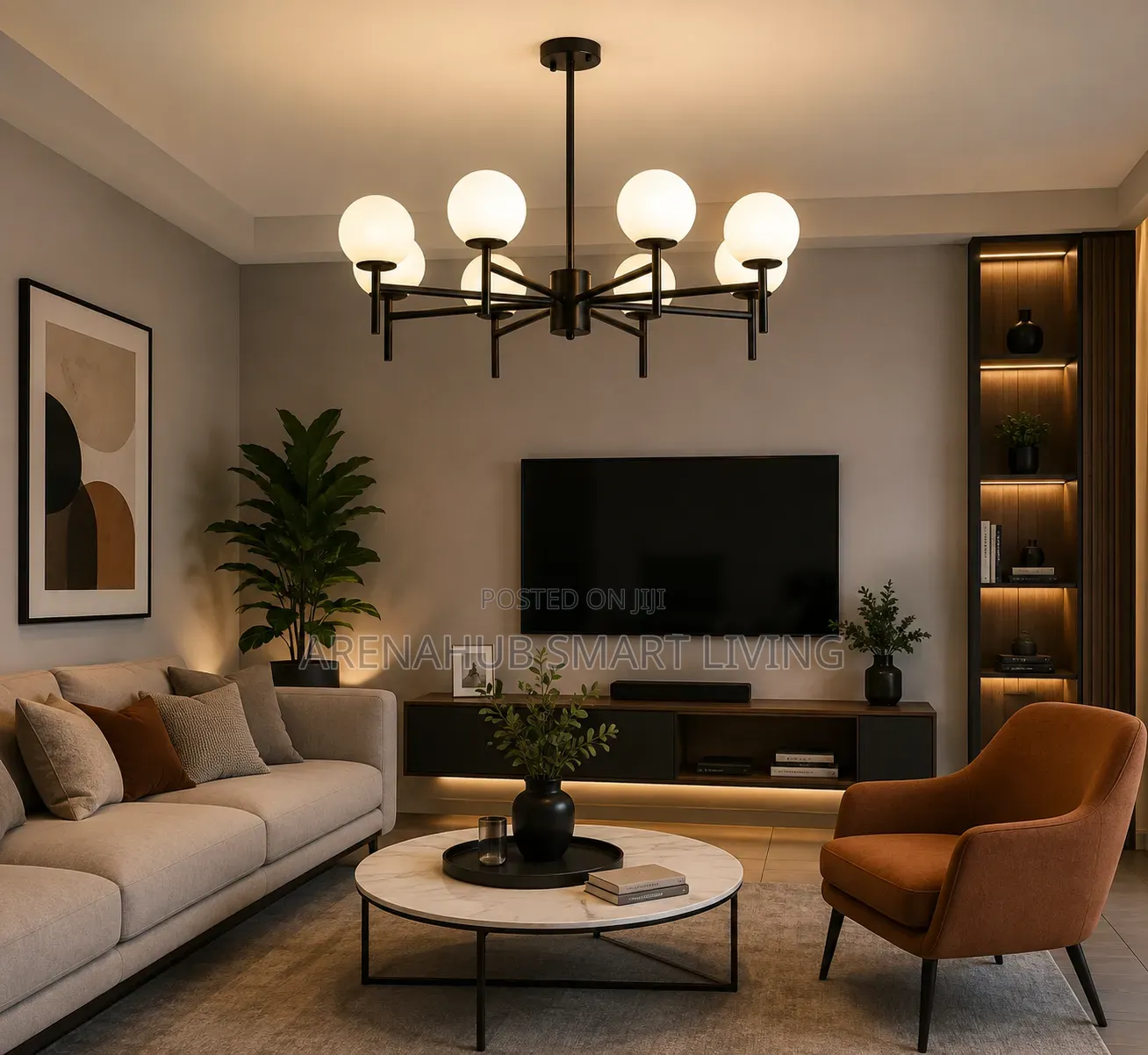 OUDELADI Nordic Chandelier 6/8 Heads