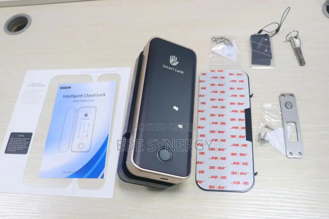 Framless Glass Door Digital Biometric Smartlock With Mobile APP