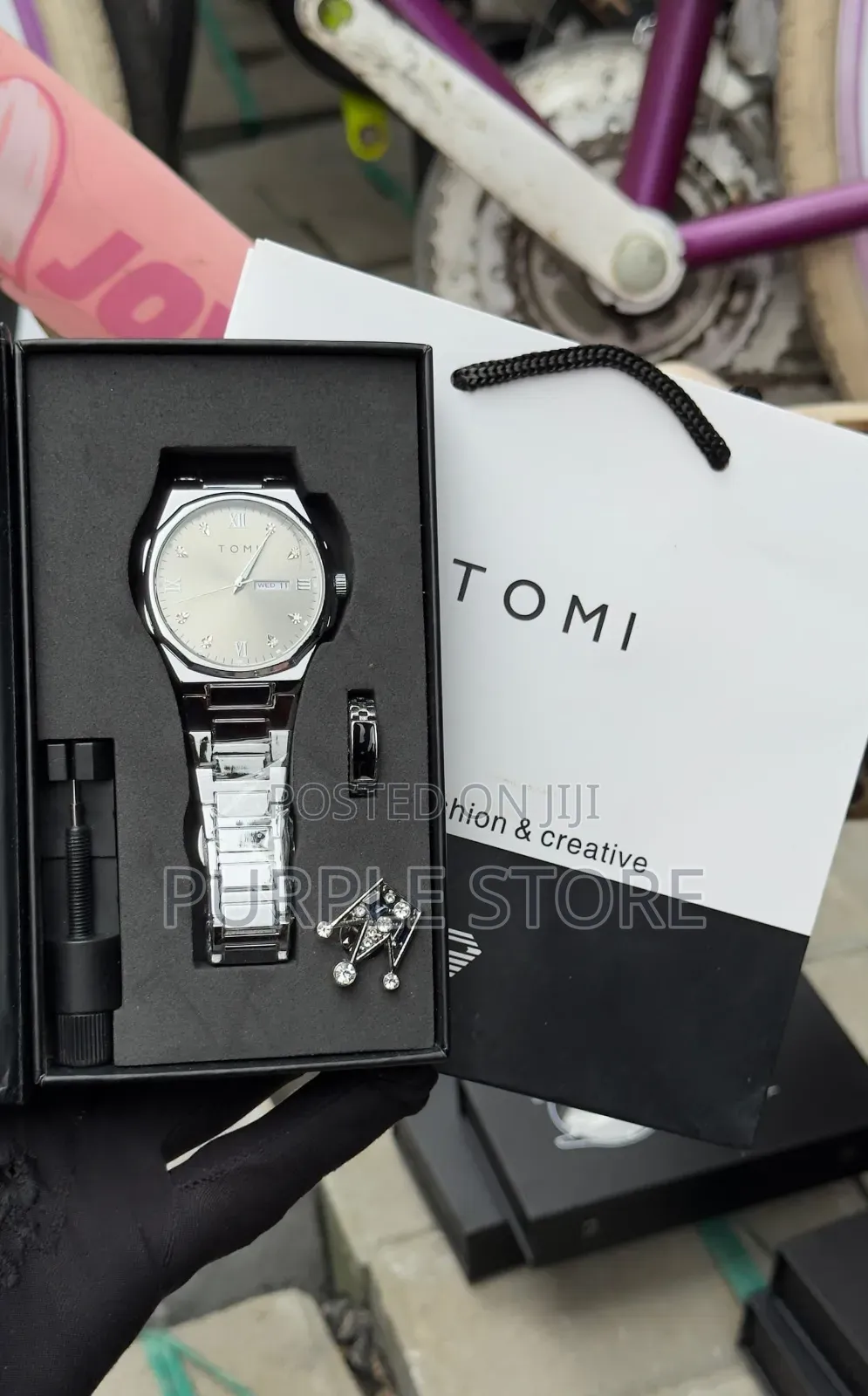 TomI Watch, Brooch, Ring and Strap Adjuster