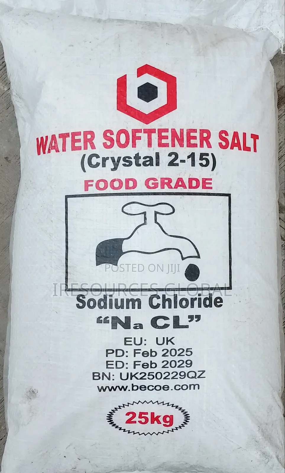 PDV Salt Sodium Chloride (Nacl) for Food and Industrial