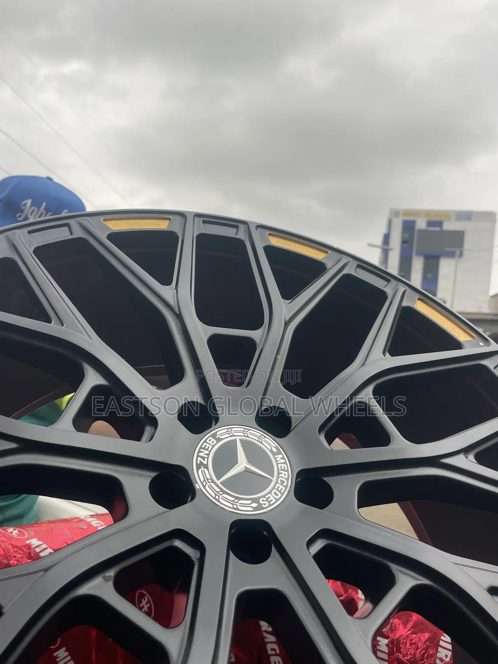 22-Inch Rim Original Tolks Black Spoke Design for Mercedes Benz GLE350