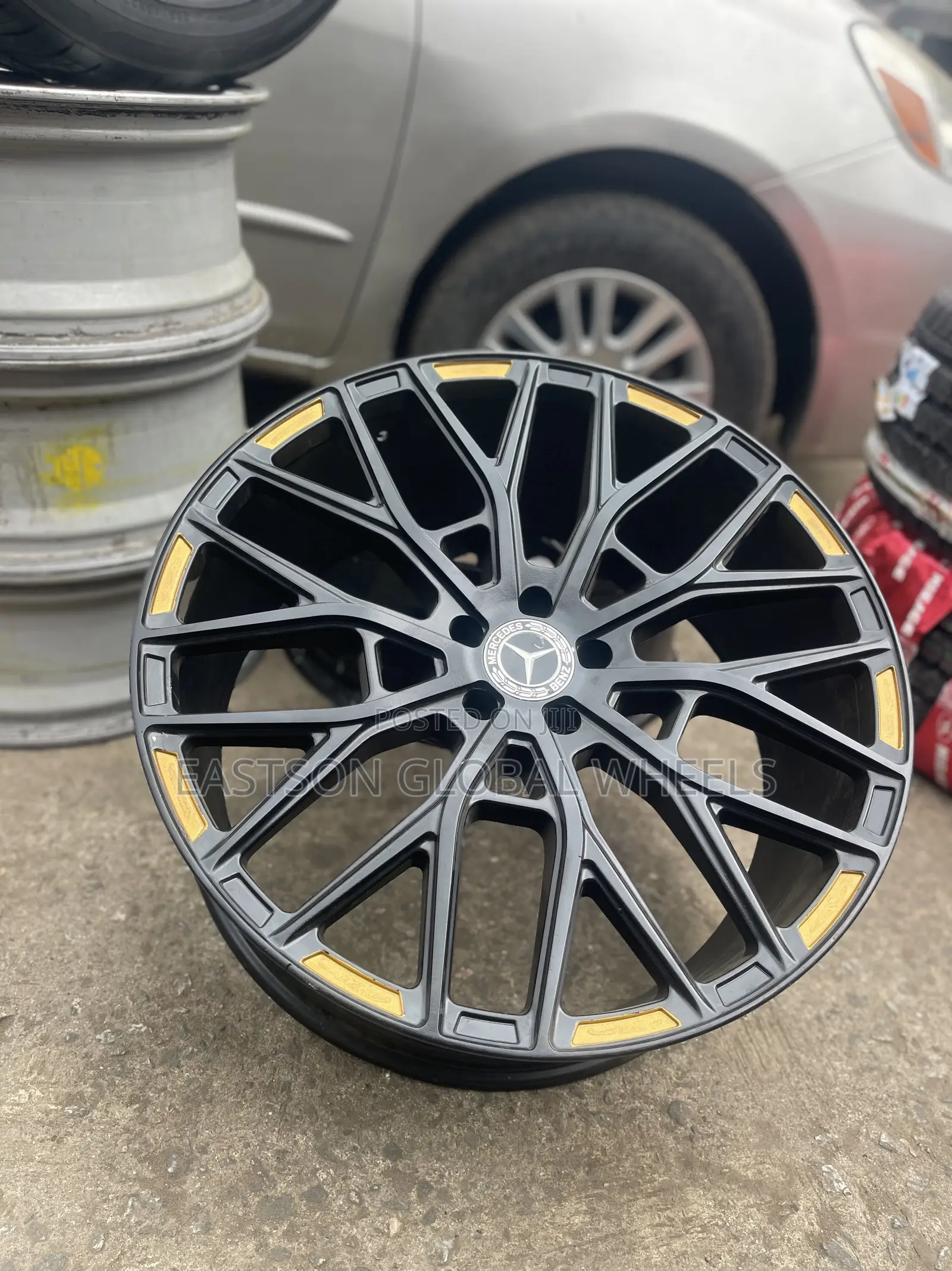 22-Inch Rim Original Tolks Black Spoke Design for Mercedes Benz GLE350
