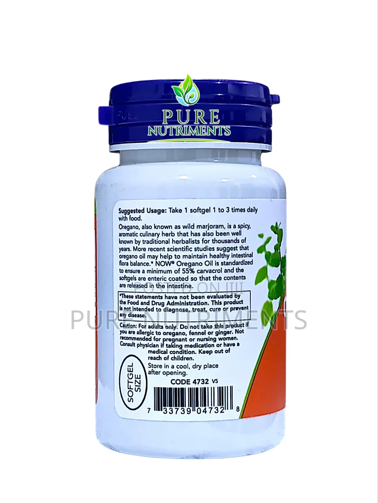 NOW Foods Oregano Oil 55% Carvacrol_ Gut Health