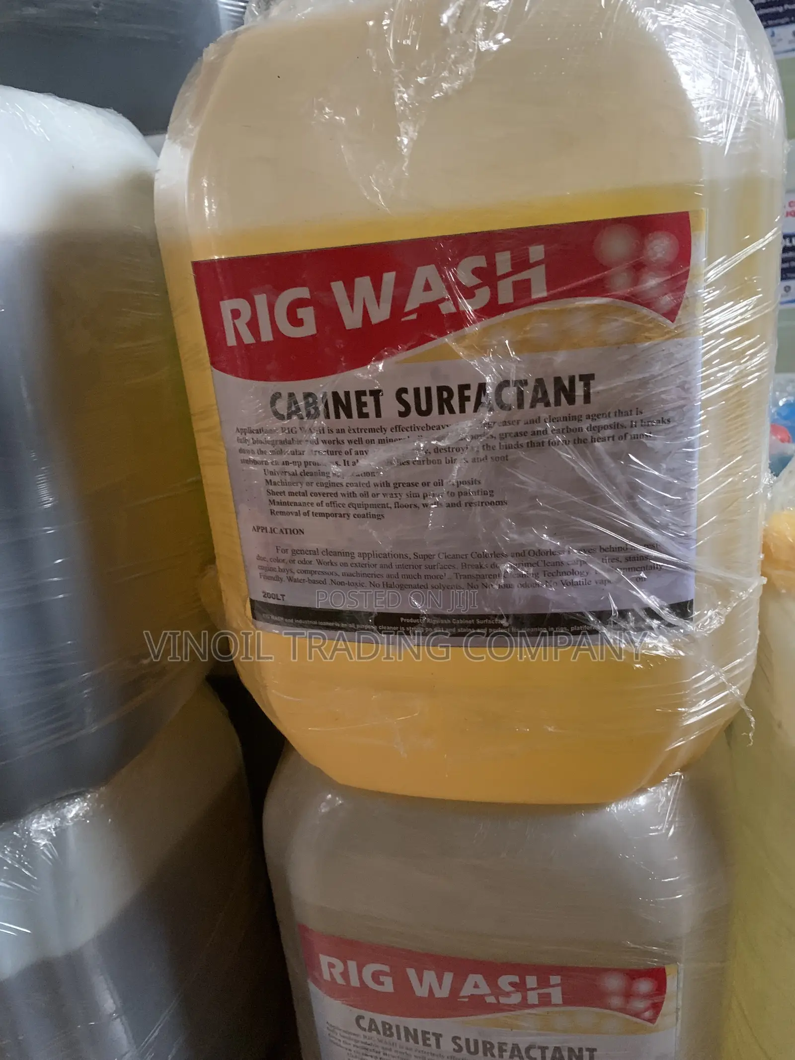 Rig Wash Cabinet Surfactant