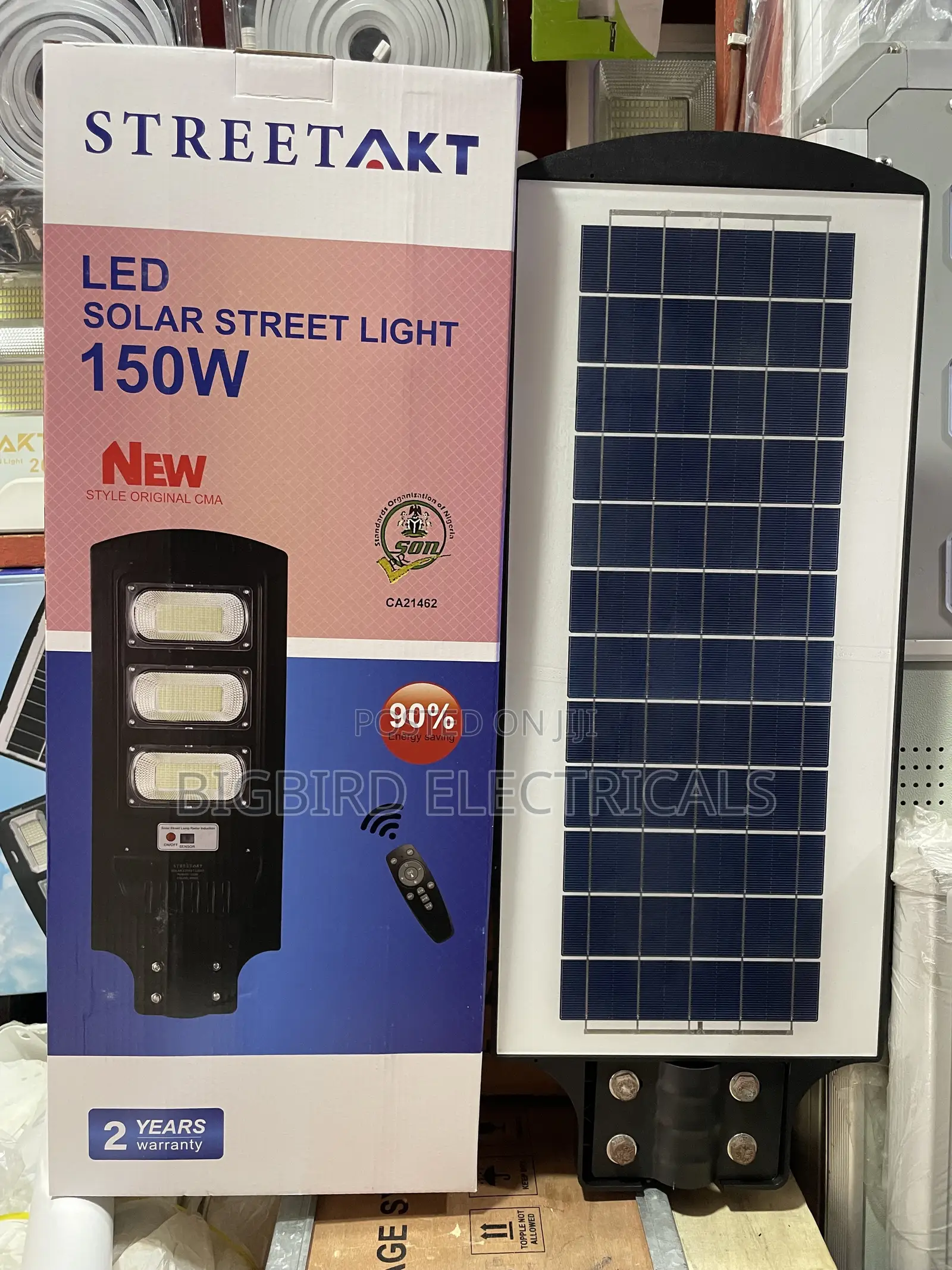 STREET AKT 150W LED Solar Street Light - 2 Years Warranty