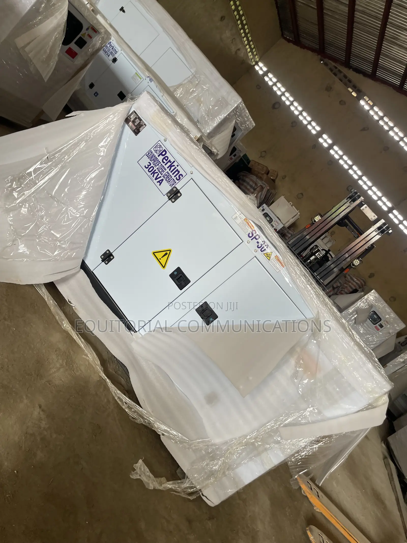 Perkins 30 kVA Soundproof Generator for Commercial and Industrial Use