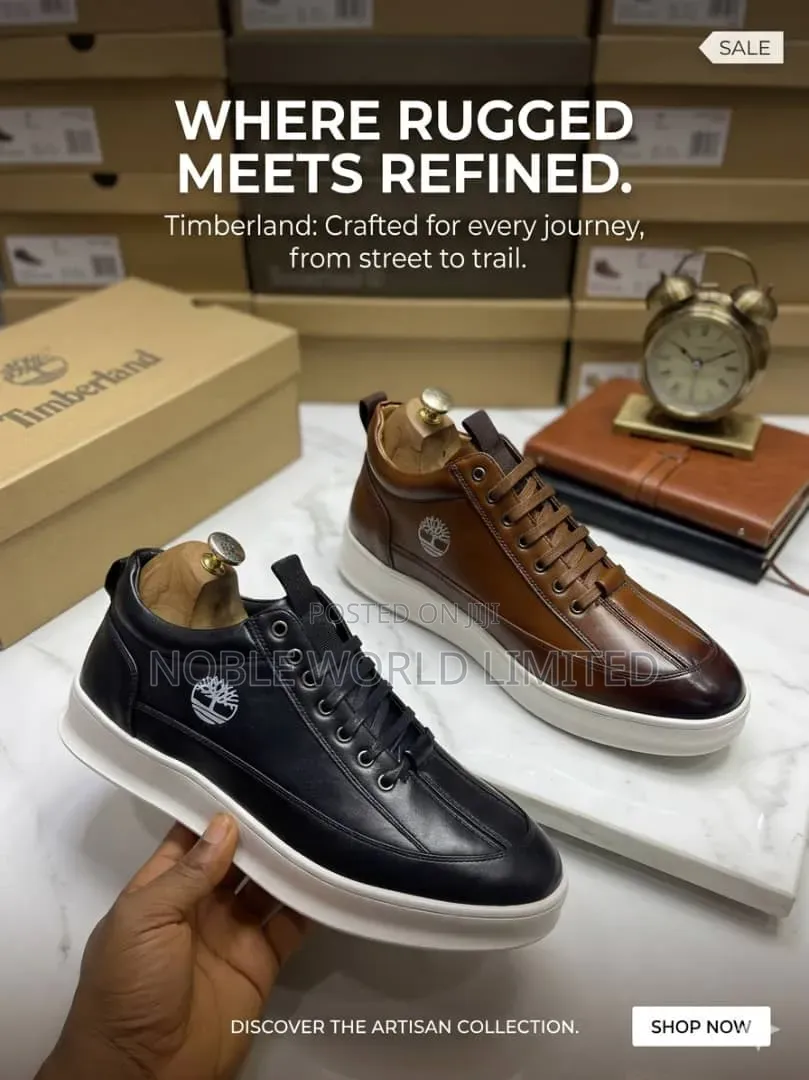 Timberland Black/Brown Shoes/Loafers ABL 4a