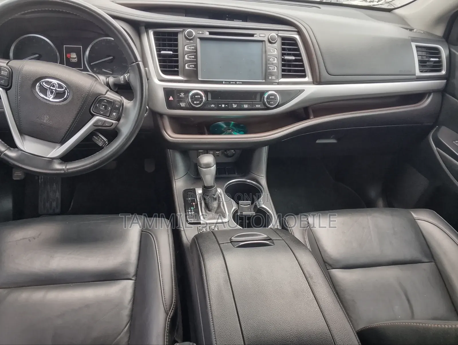 Toyota Highlander XLE 2019 Black