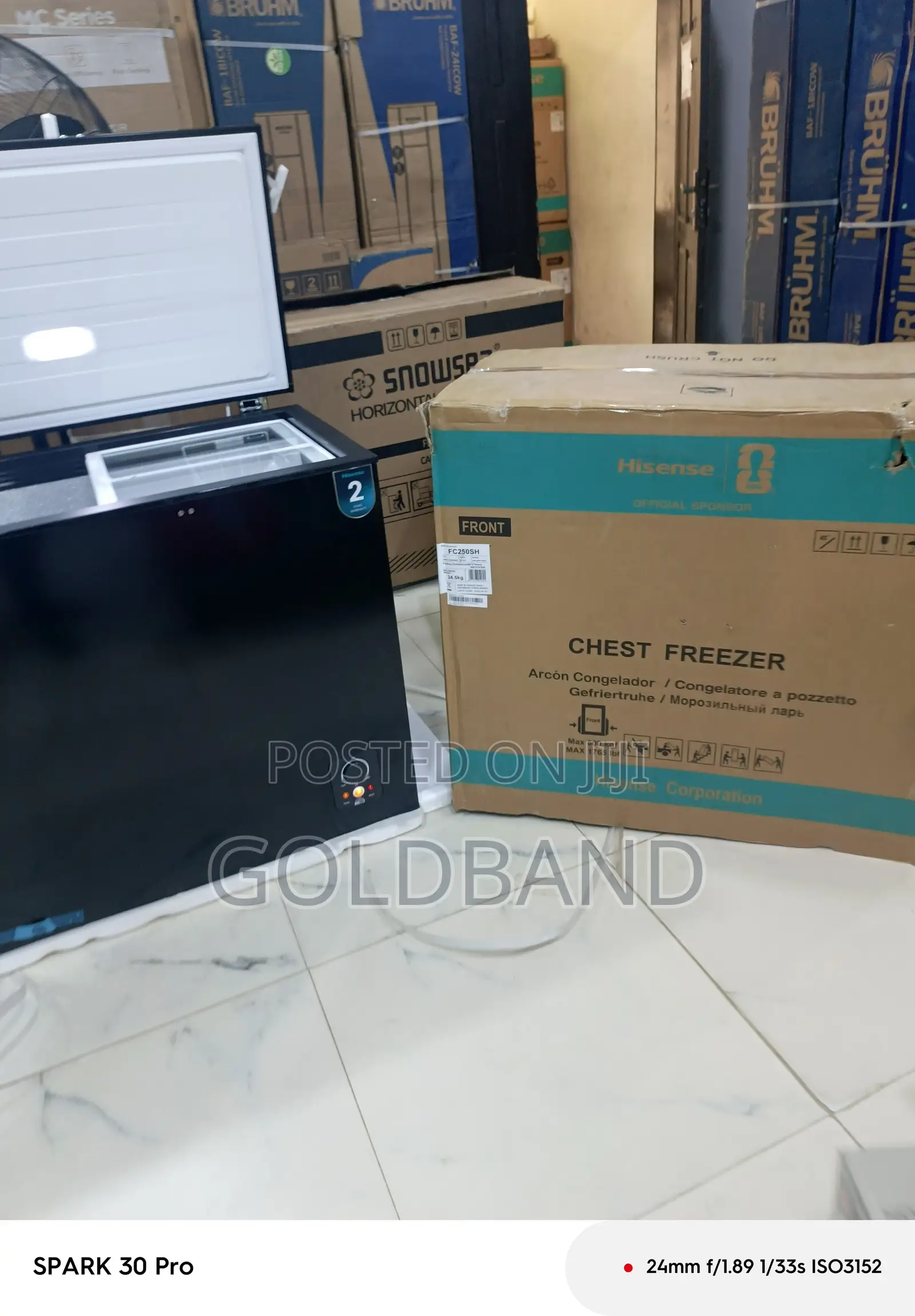 Hisense 189L Deep Freezer – Spacious Storage for Every Home