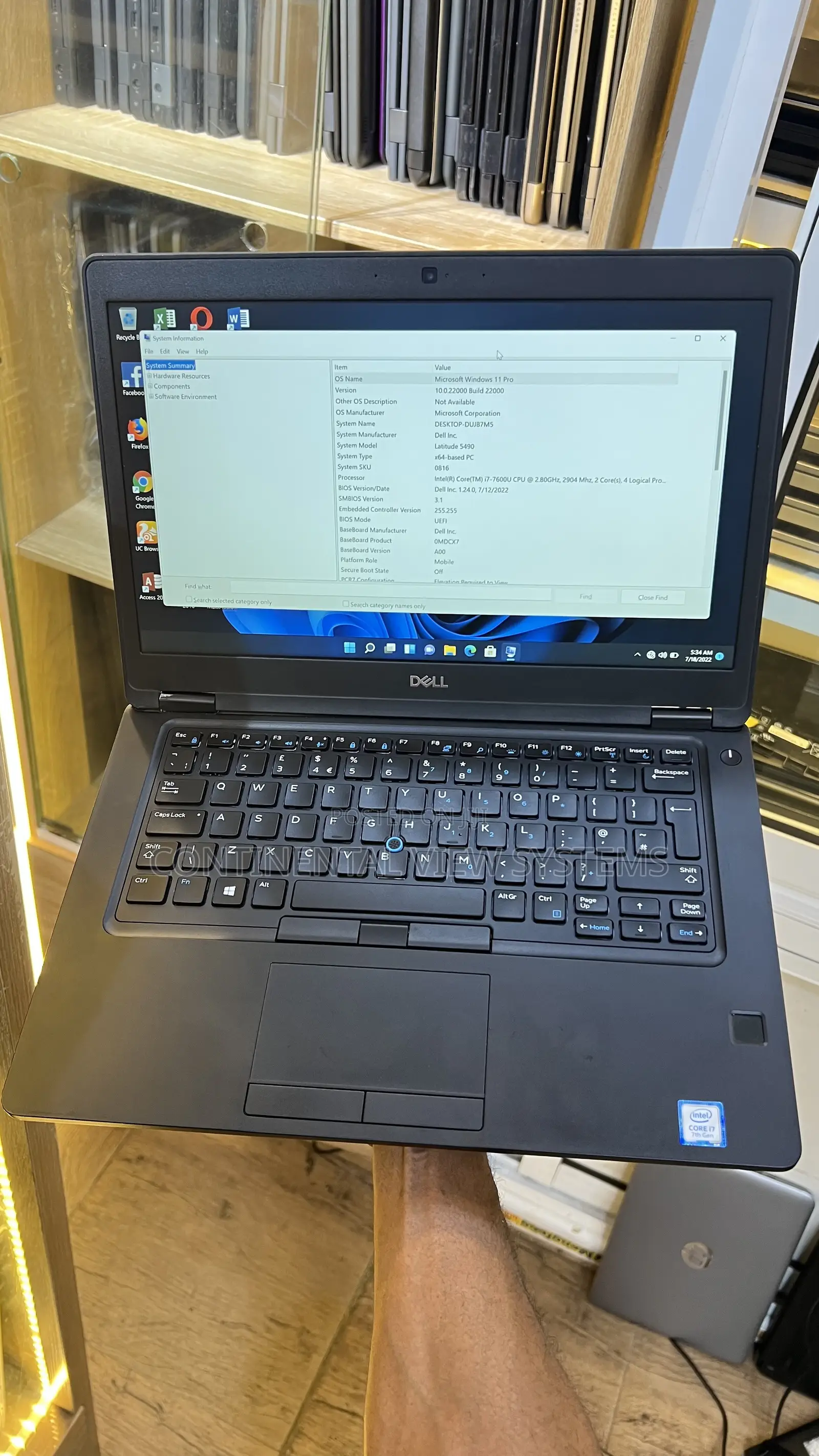 Laptop Dell Latitude 5490 8GB Intel Core i7 SSD 256GB