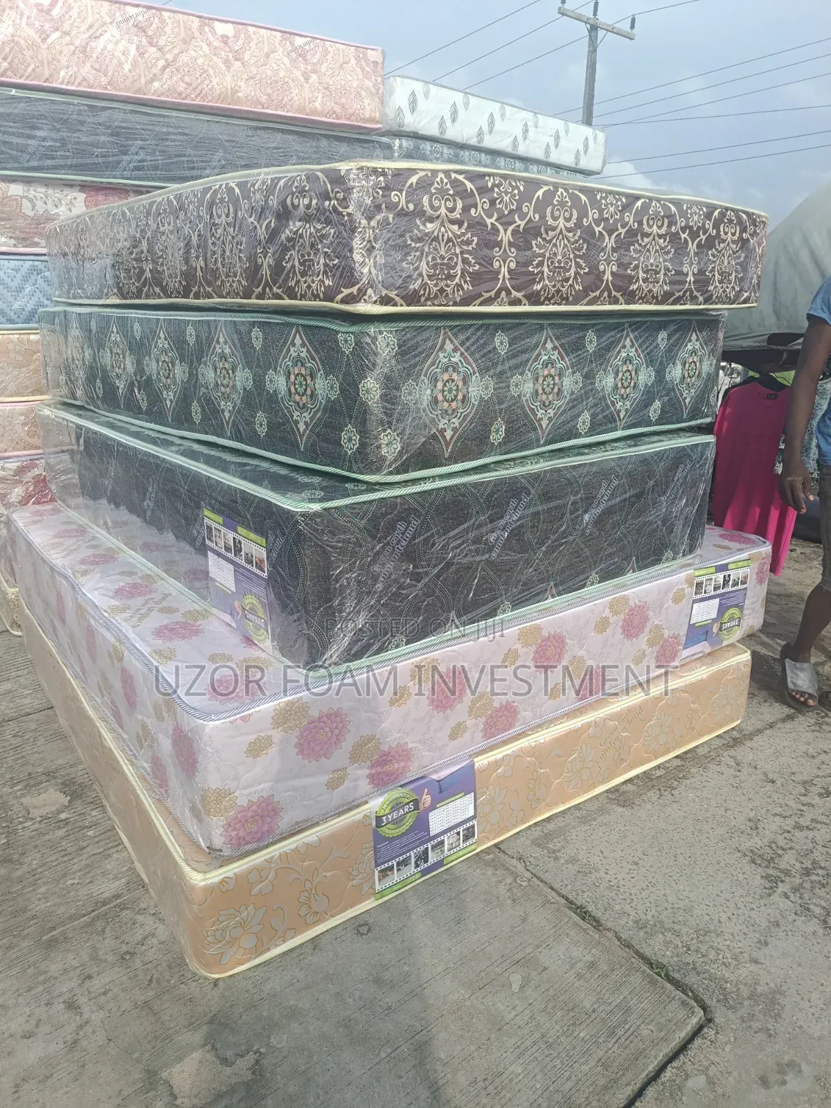 6*6*12 Greenearth Mattress Classic Semi Orthopaedic Mattress