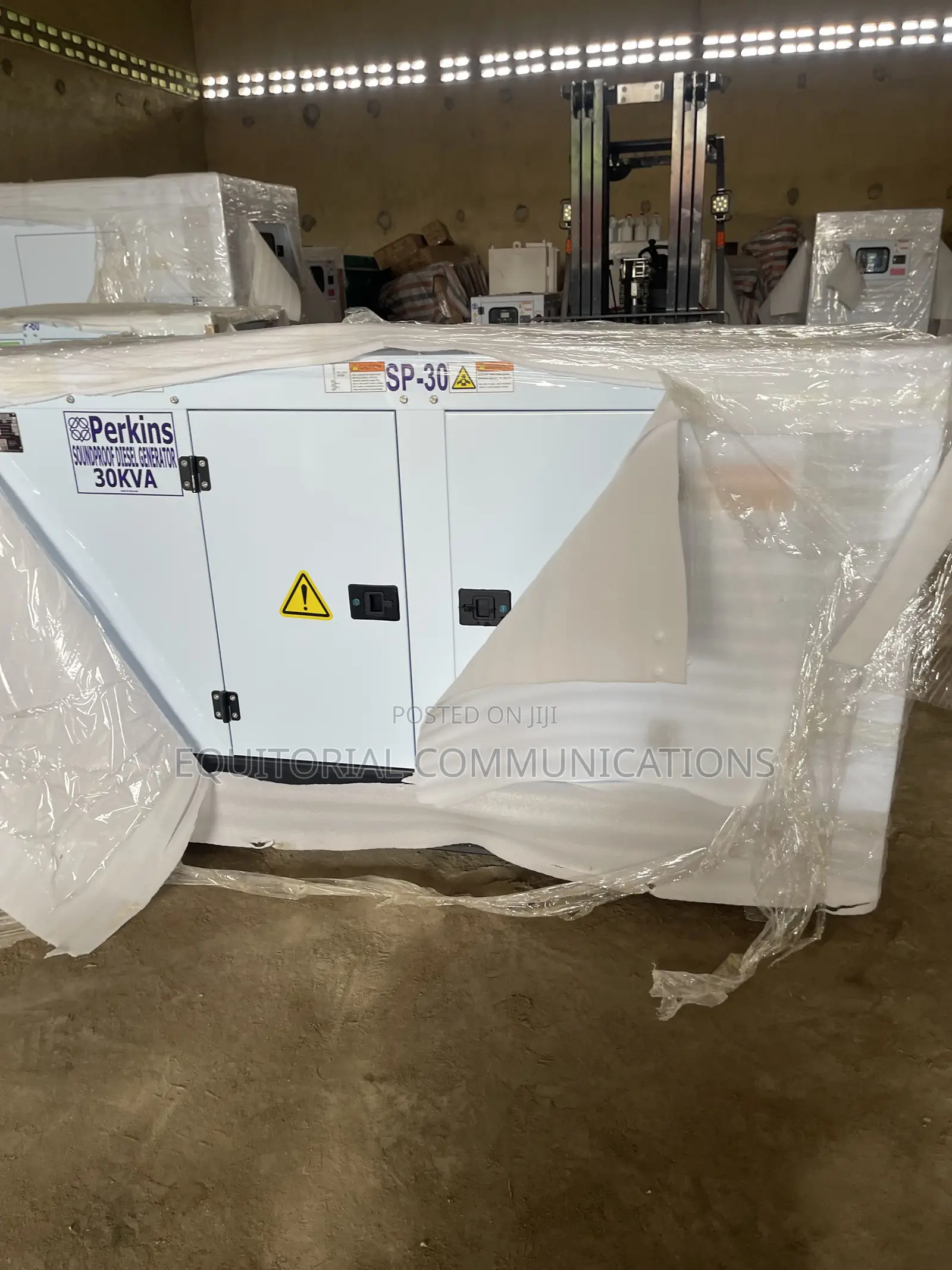 Perkins 30 kVA Diesel Generator With Advanced Soundproof Canopy